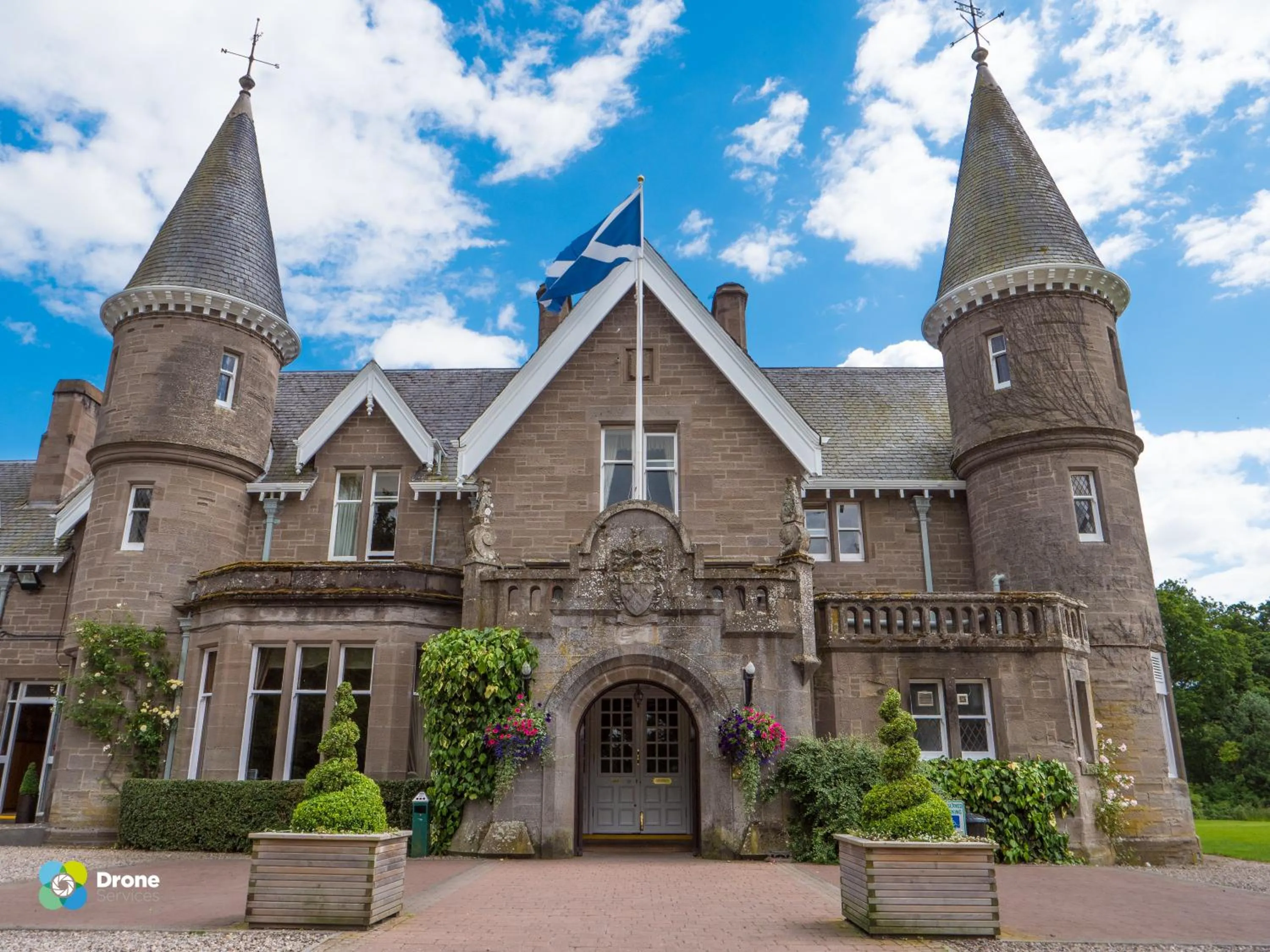 Facade/entrance in Ballathie House Hotel