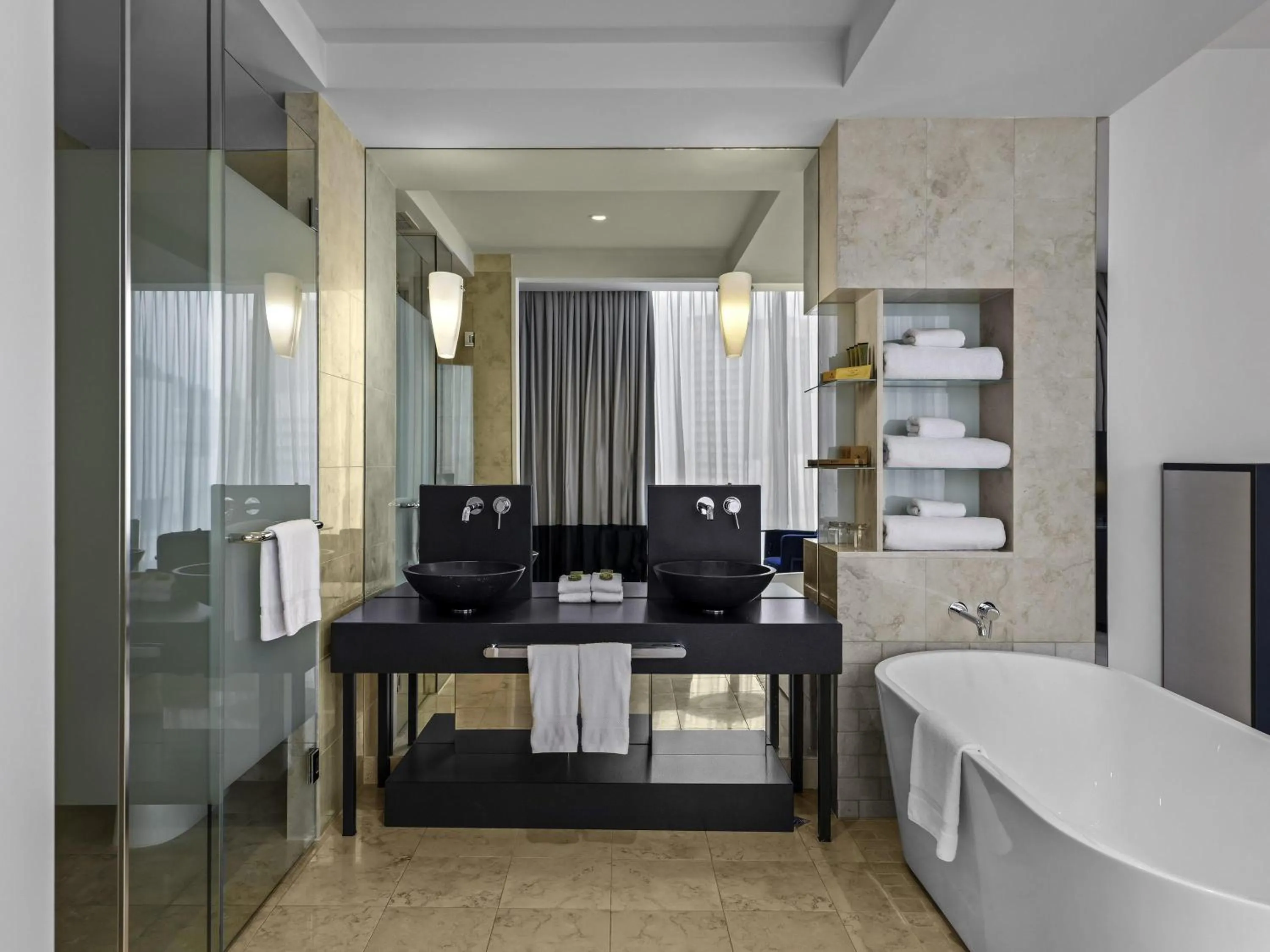 Bedroom in Peppers Waymouth Hotel