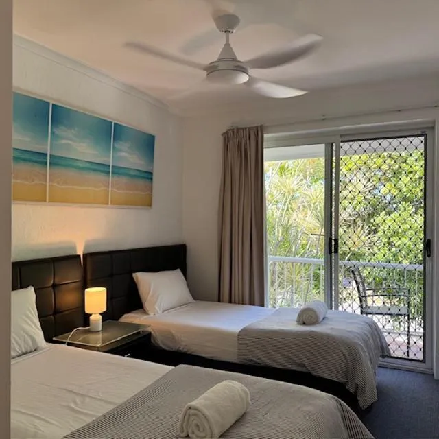 Bed in Noosa Keys Apartments