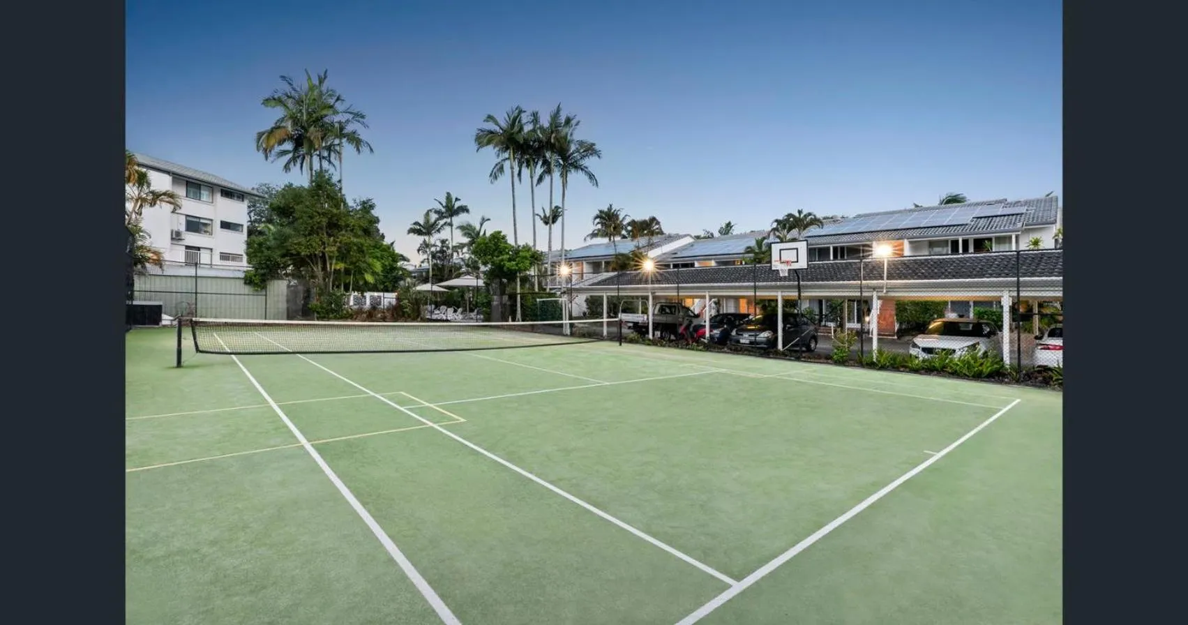 Tennis court in Noosa Keys Apartments