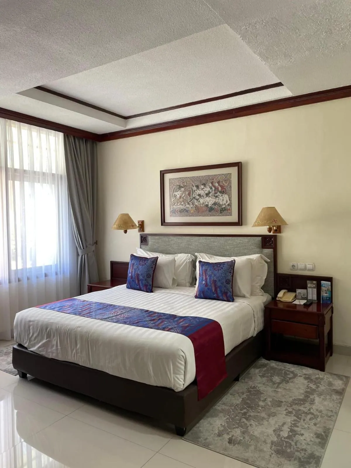 Bed in Kusuma Sahid Prince Hotel Solo