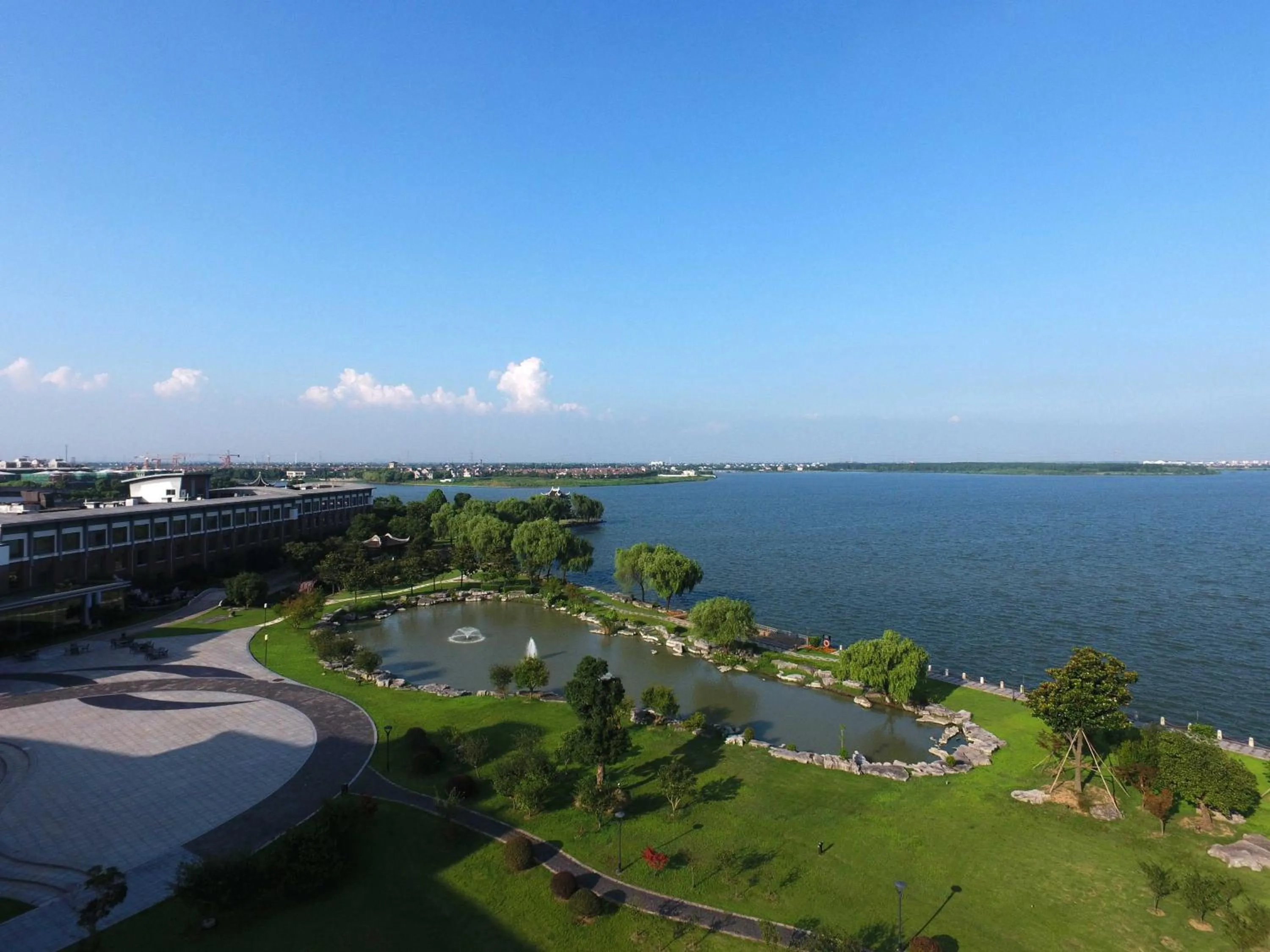 Bird's eye view in Suzhou Tongli Lake View Hotel