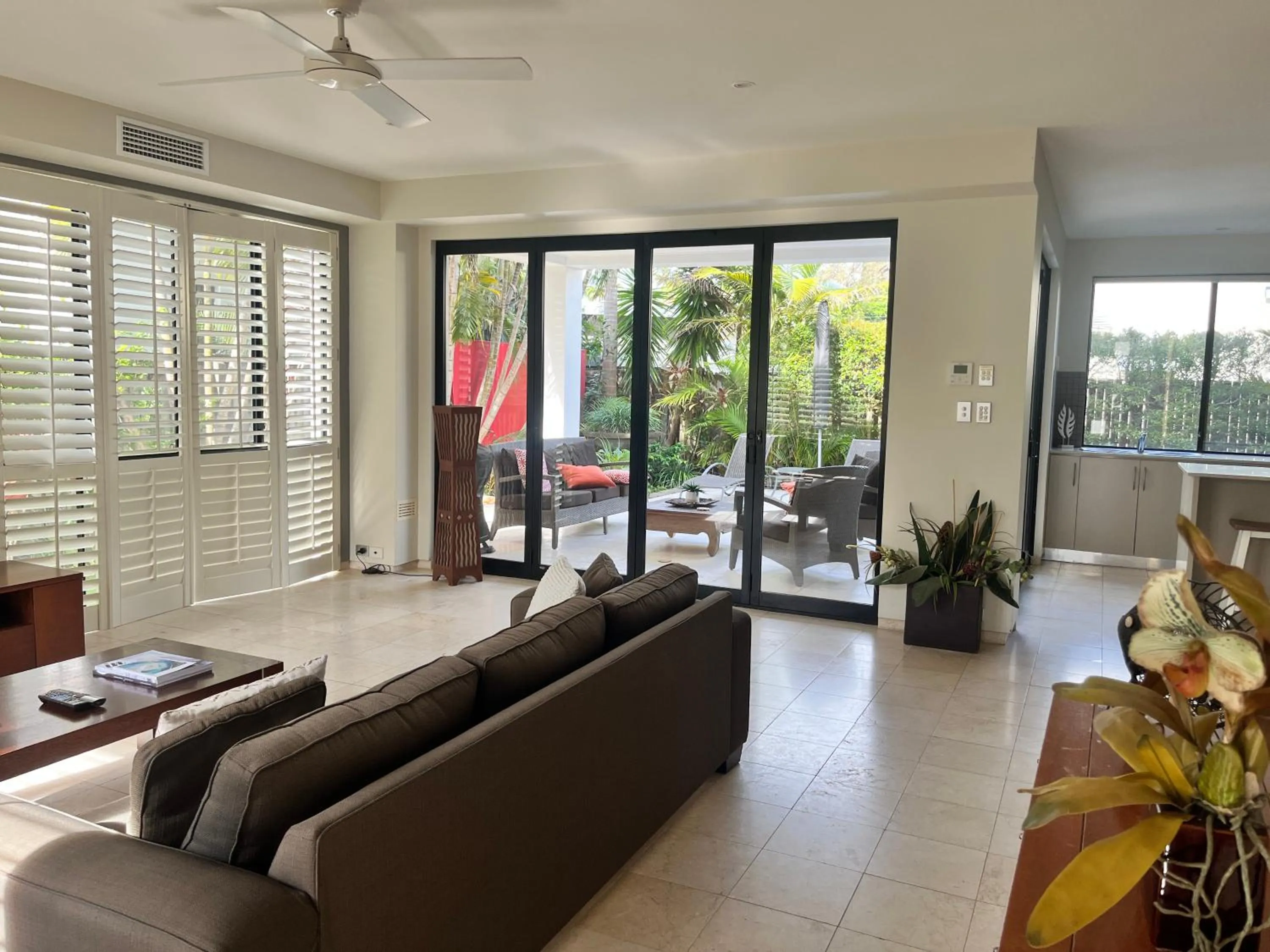 Patio in Noosa Village River Resort