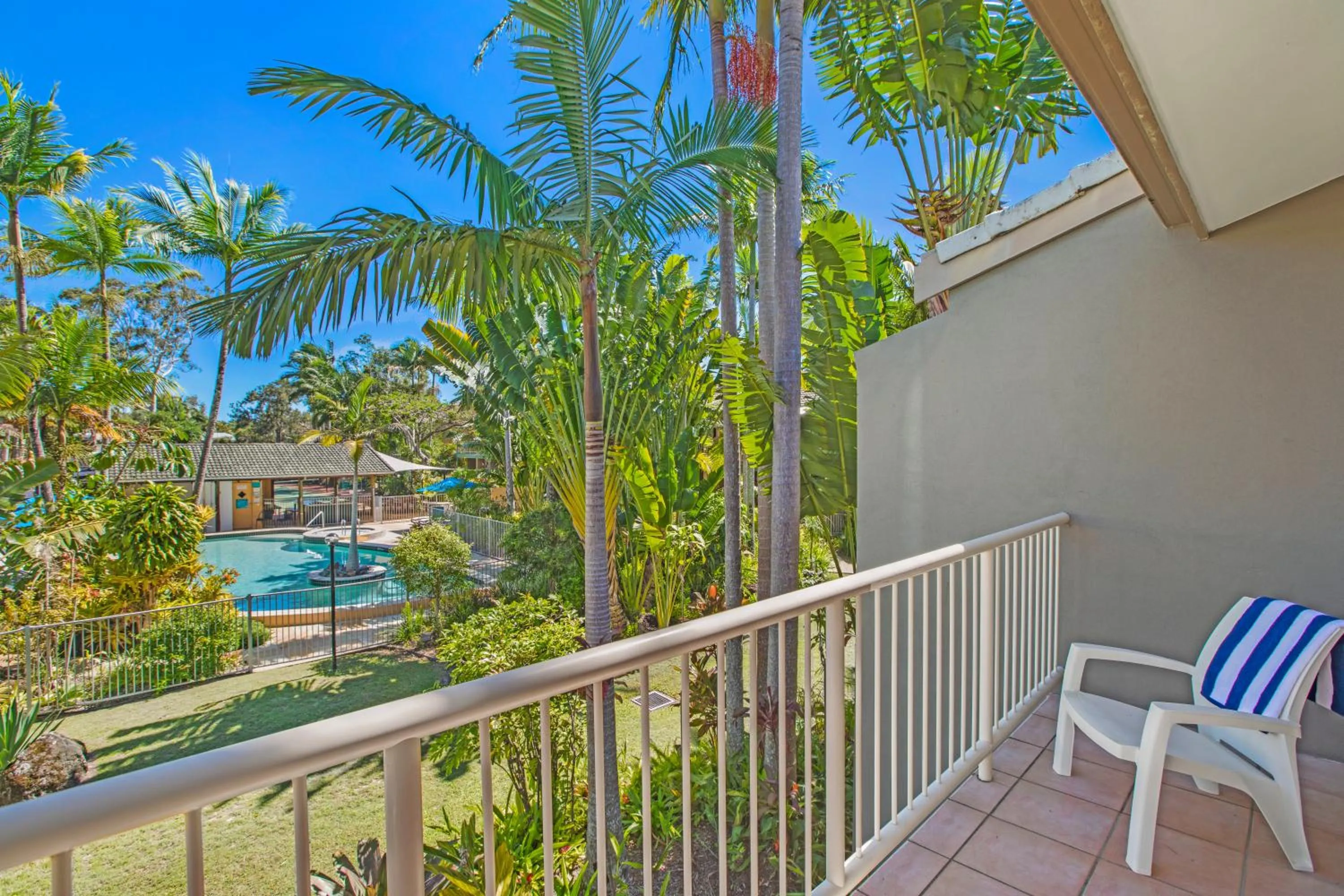 Balcony/Terrace in Noosa Village River Resort