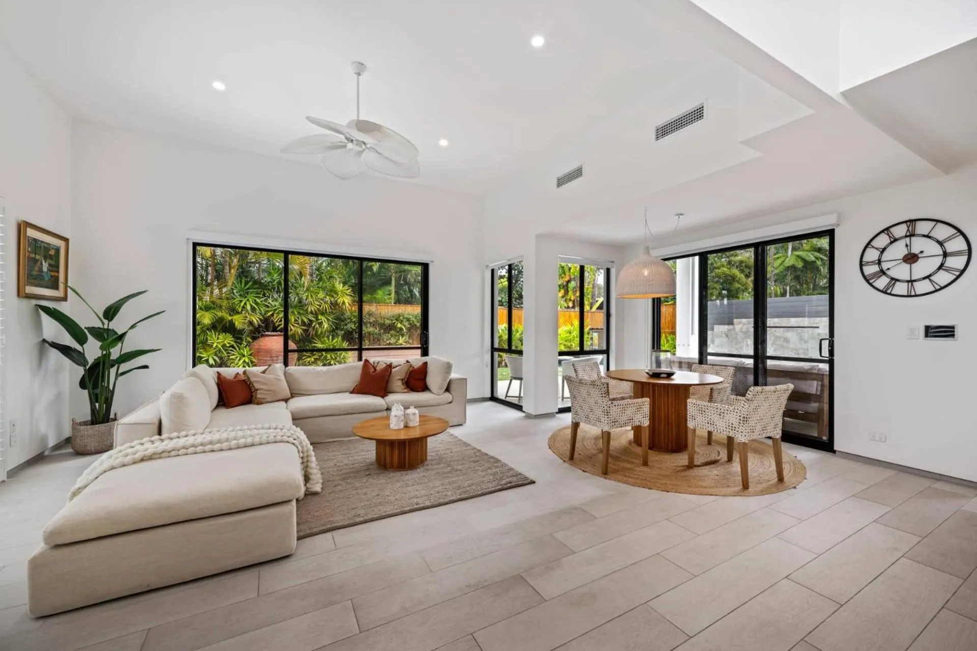 Living room in Noosa Village River Resort
