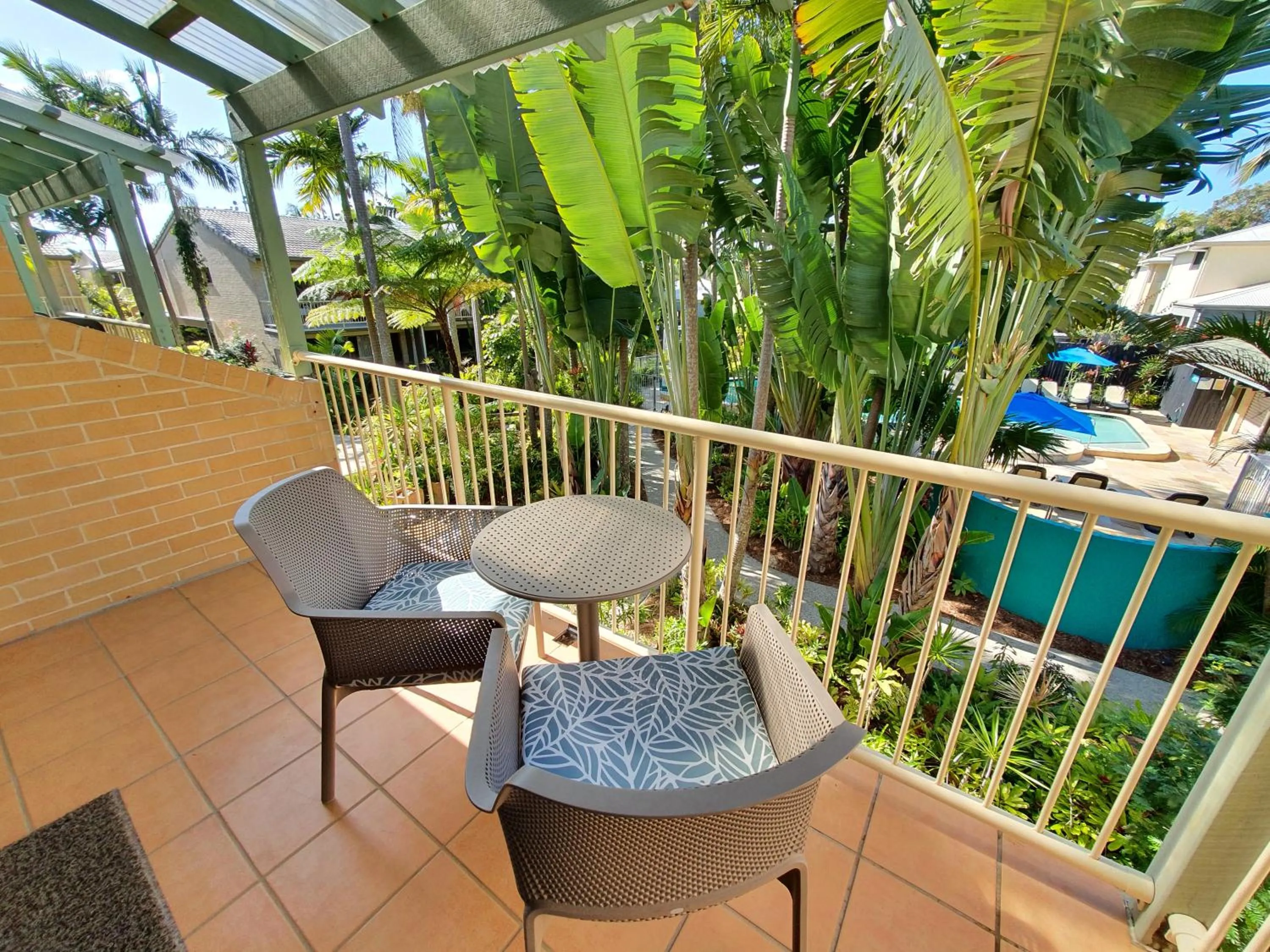 Balcony/Terrace in Noosa Village River Resort