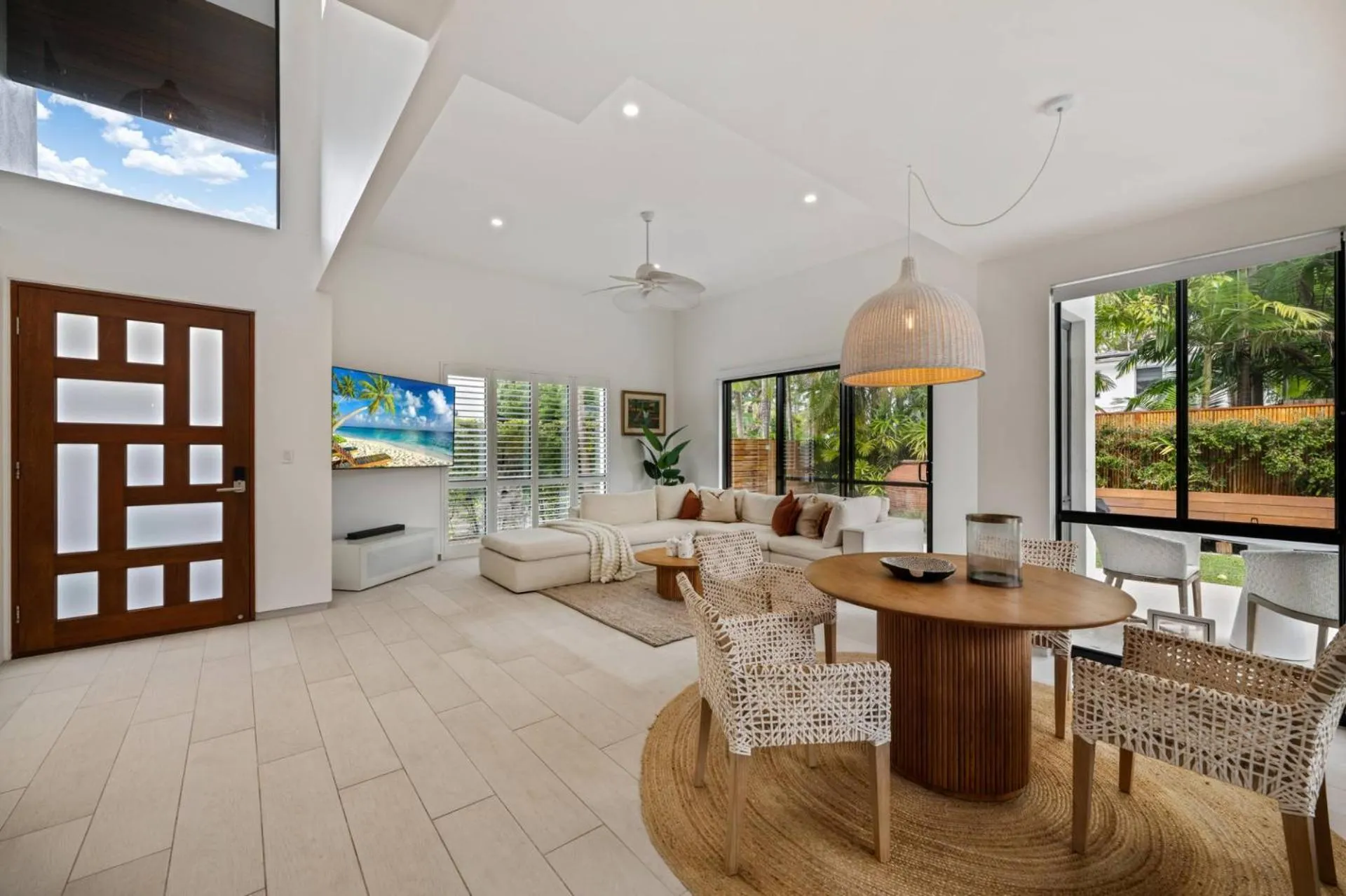 Living room in Noosa Village River Resort