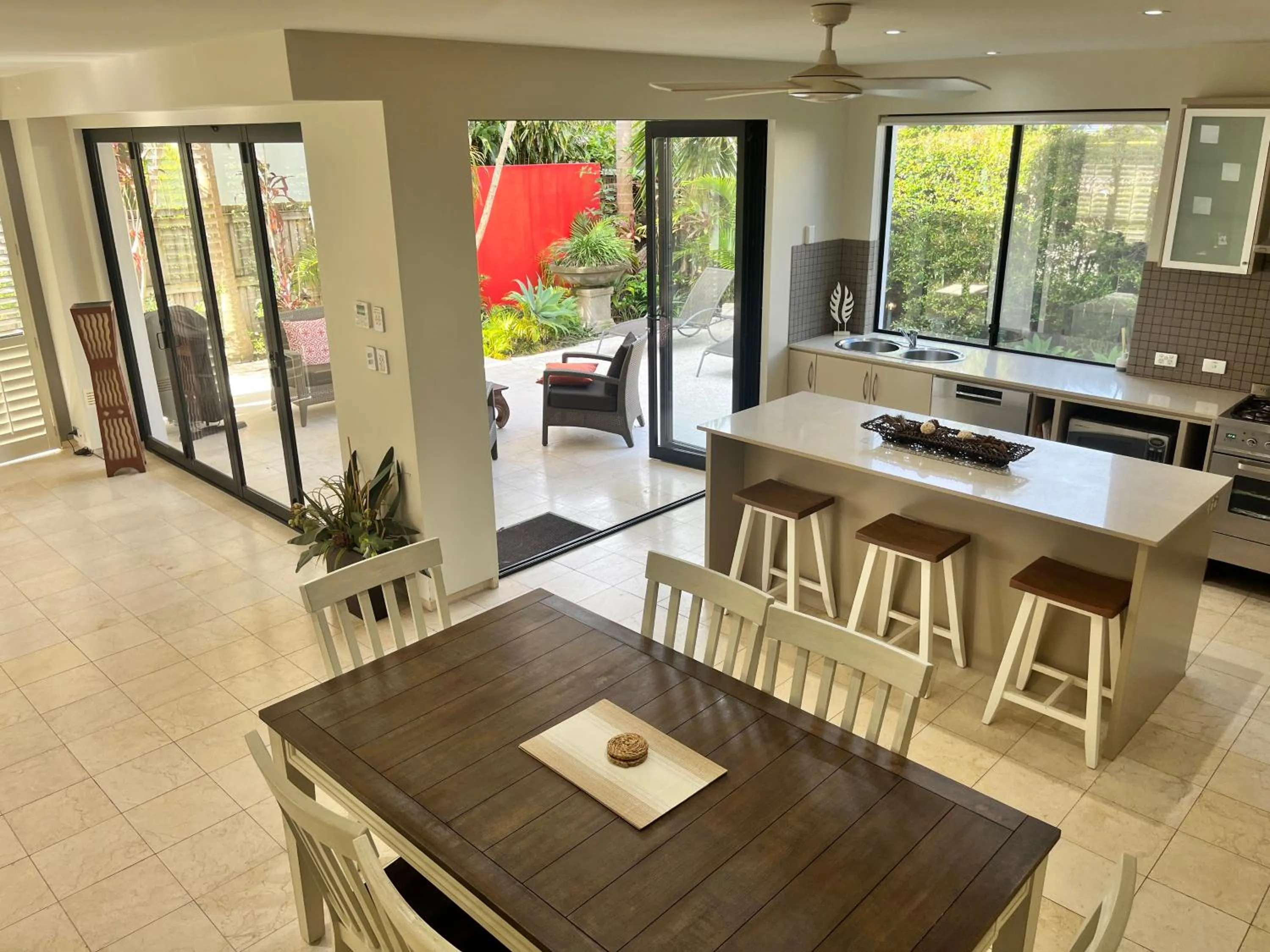 Patio in Noosa Village River Resort