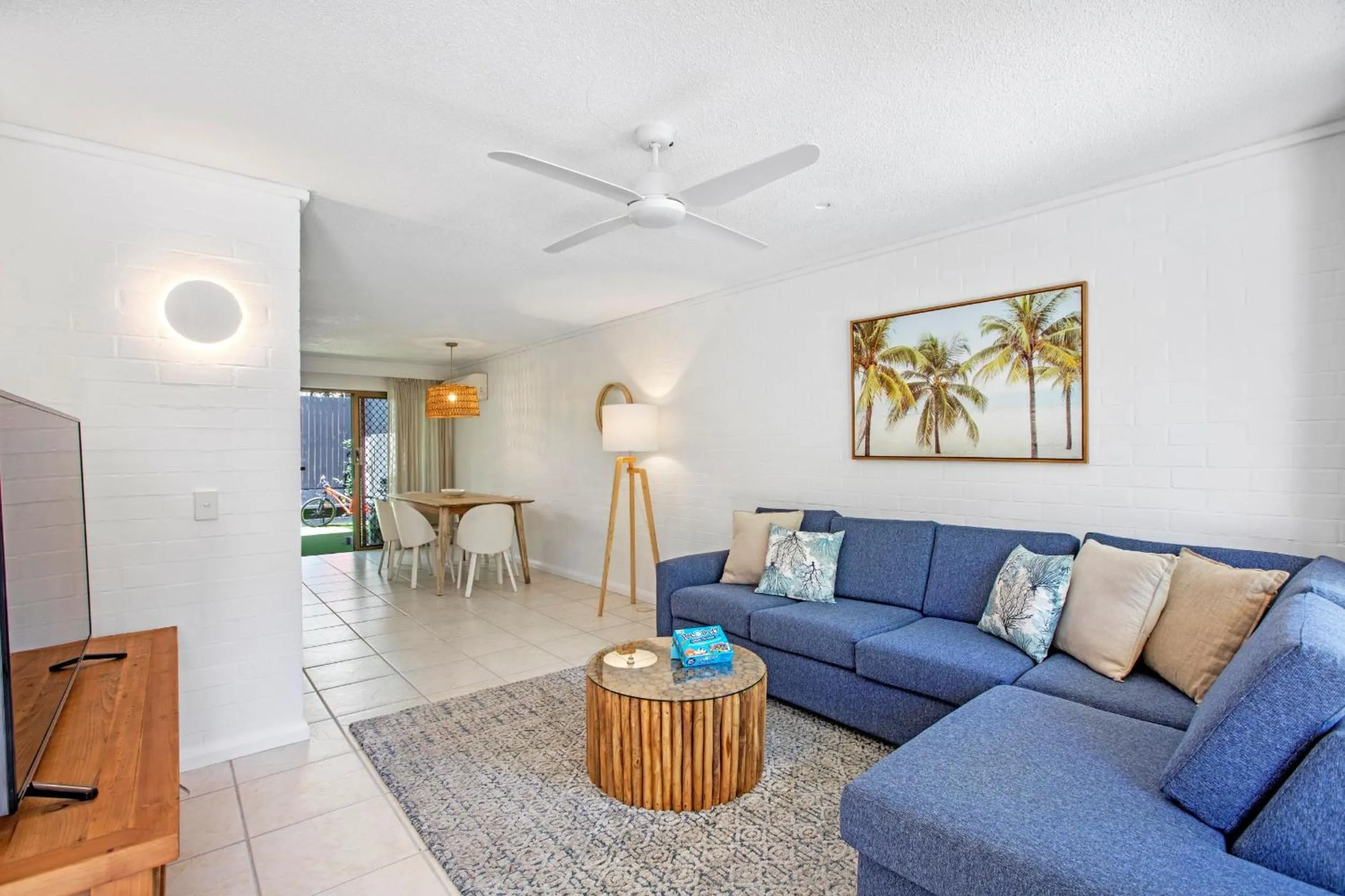 Living room in Noosa Village River Resort