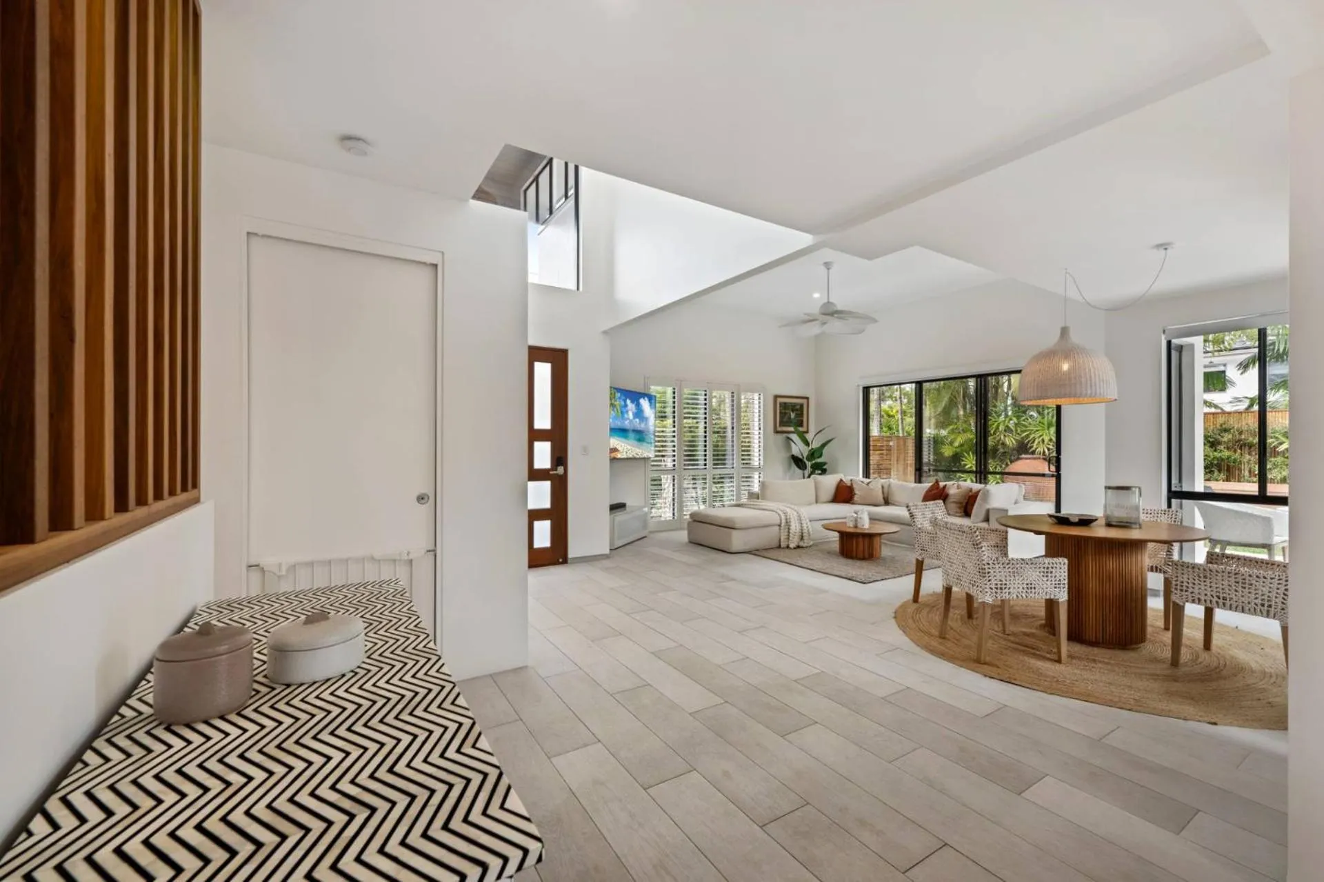 Living room in Noosa Village River Resort