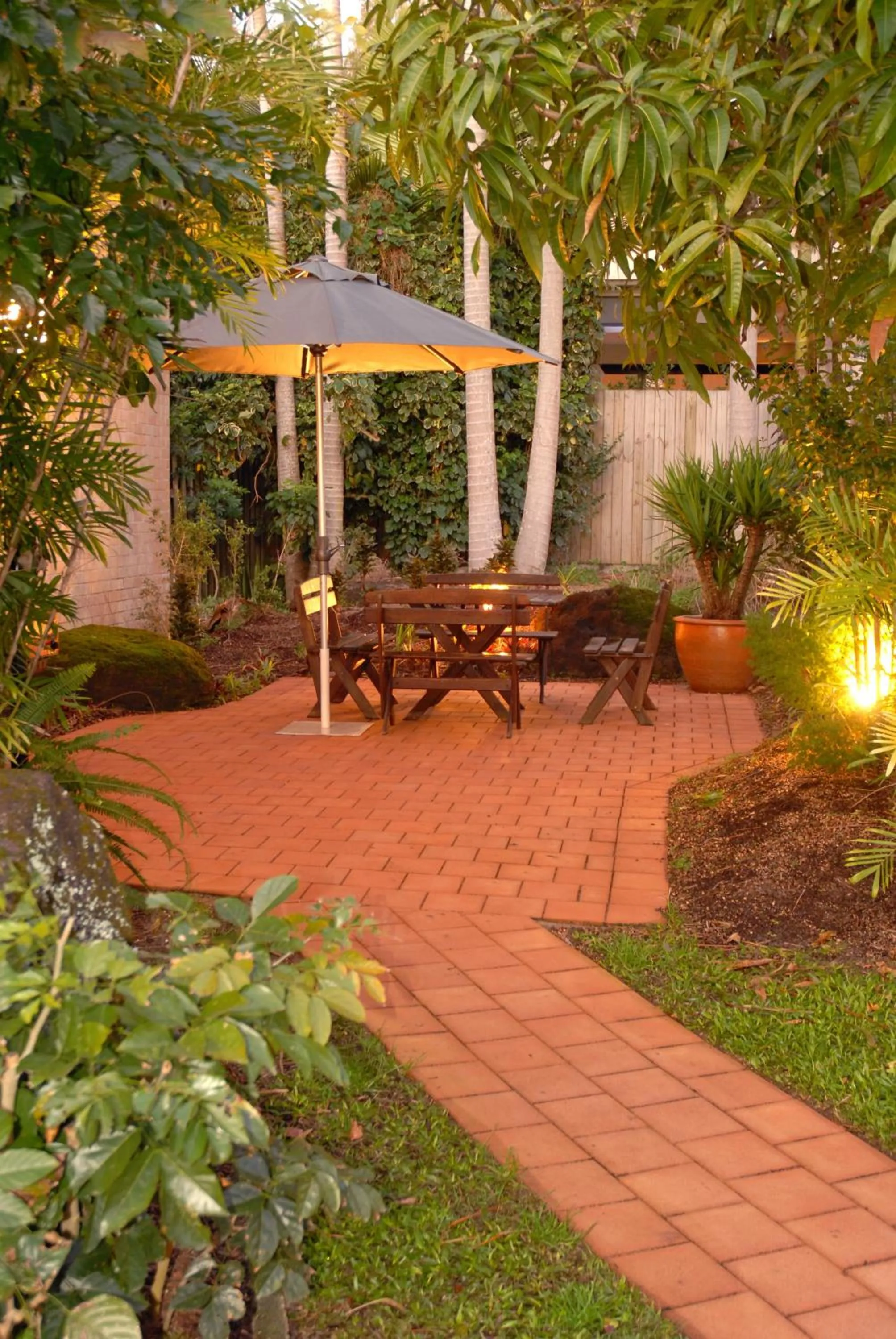 Patio in Noosa Village River Resort