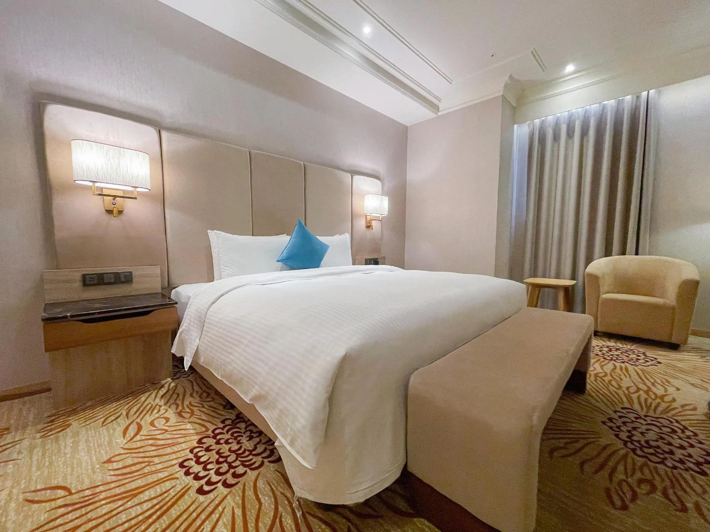Bed in CHECK inn Select Tainan Yongkang