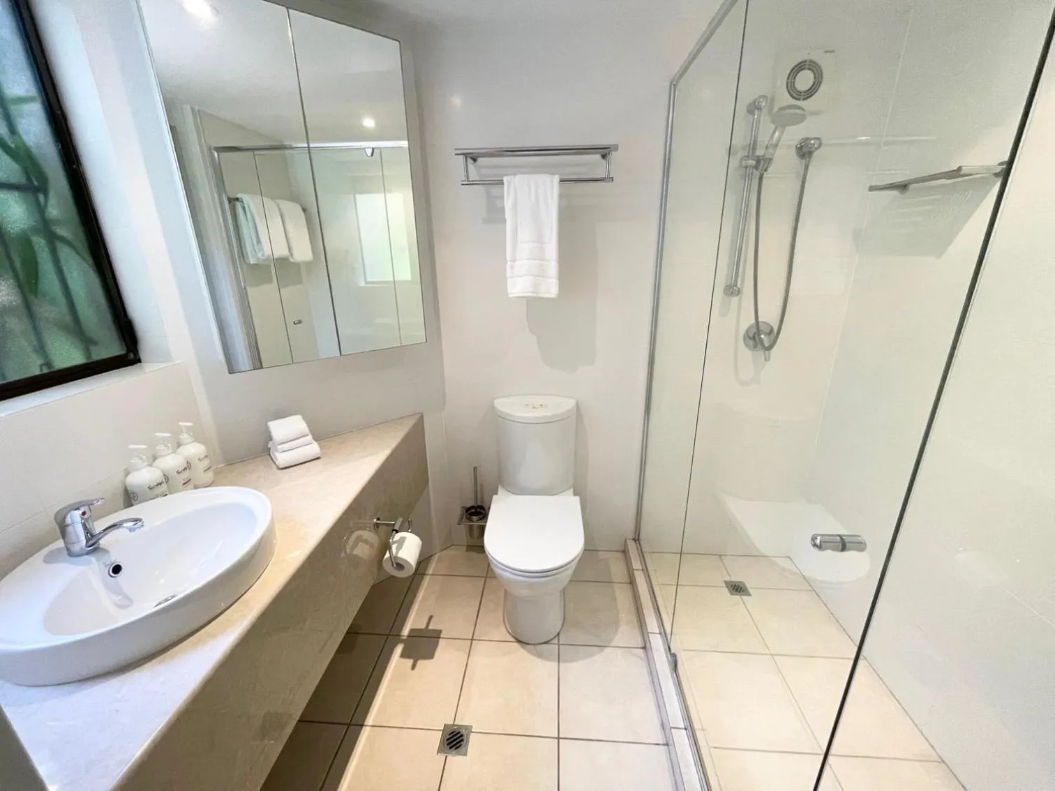 Toilet in Ocean Breeze Resort