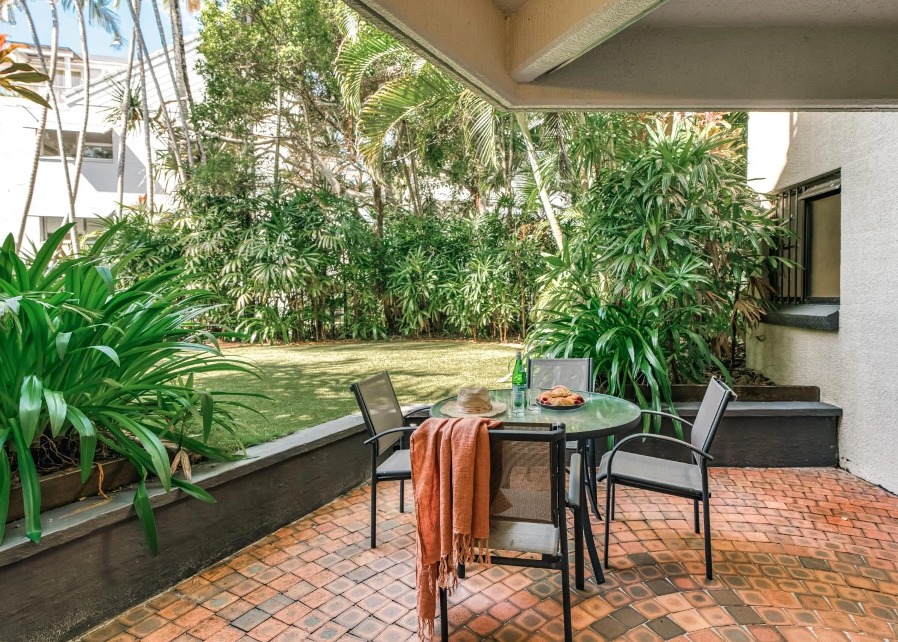 Patio in Ocean Breeze Resort