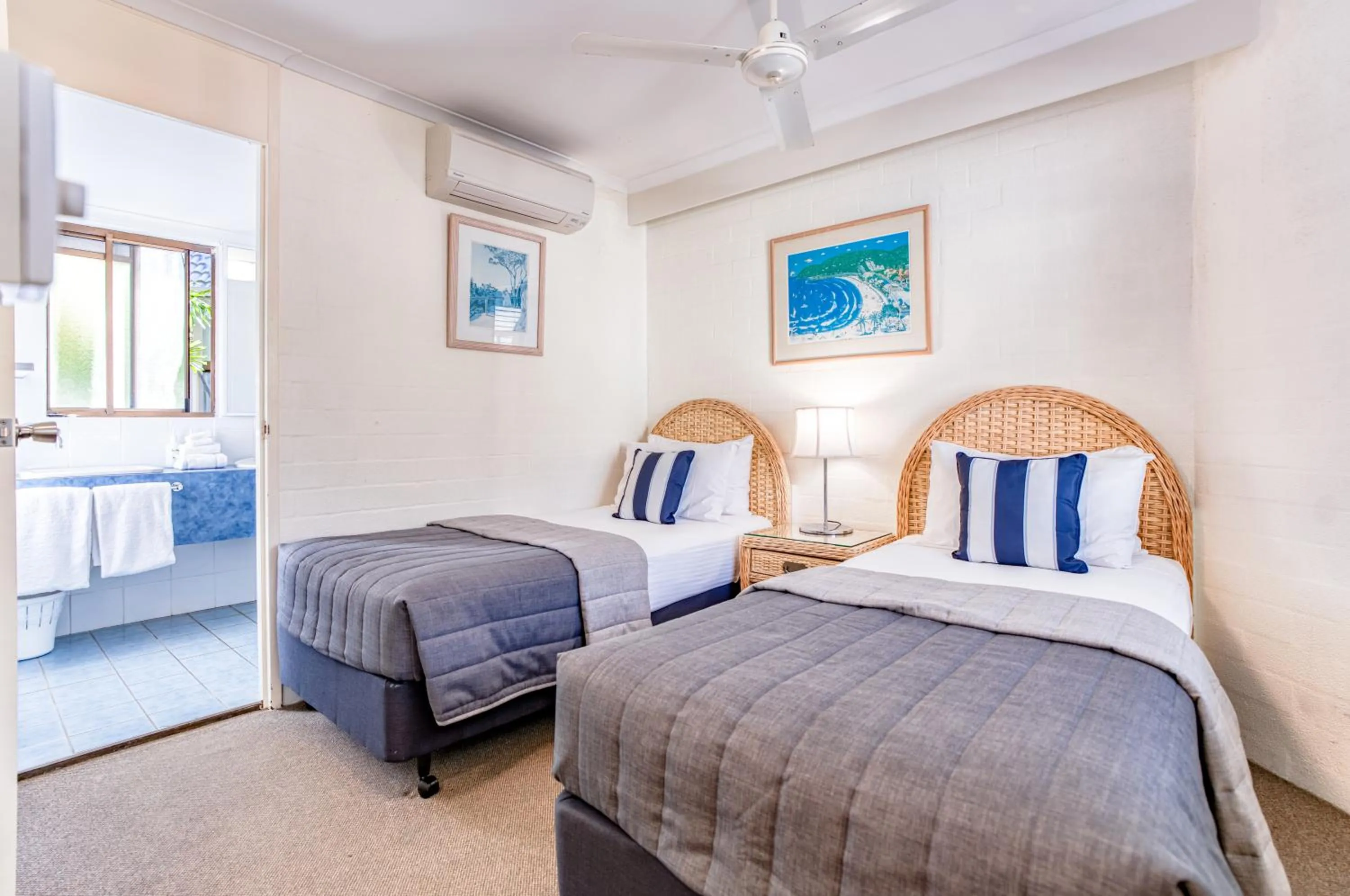 Bed in Ocean Breeze Resort