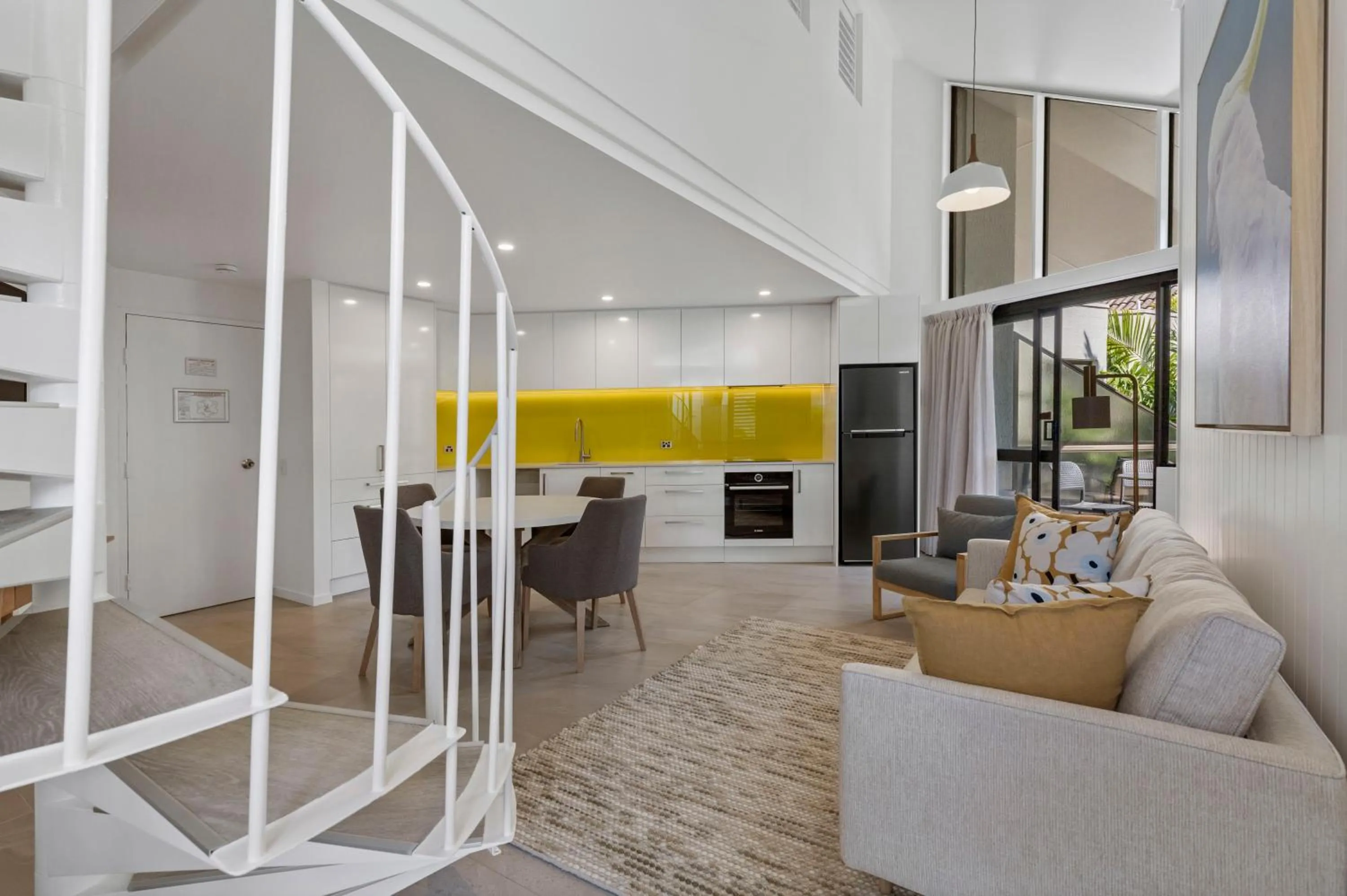 Living room in Ocean Breeze Resort