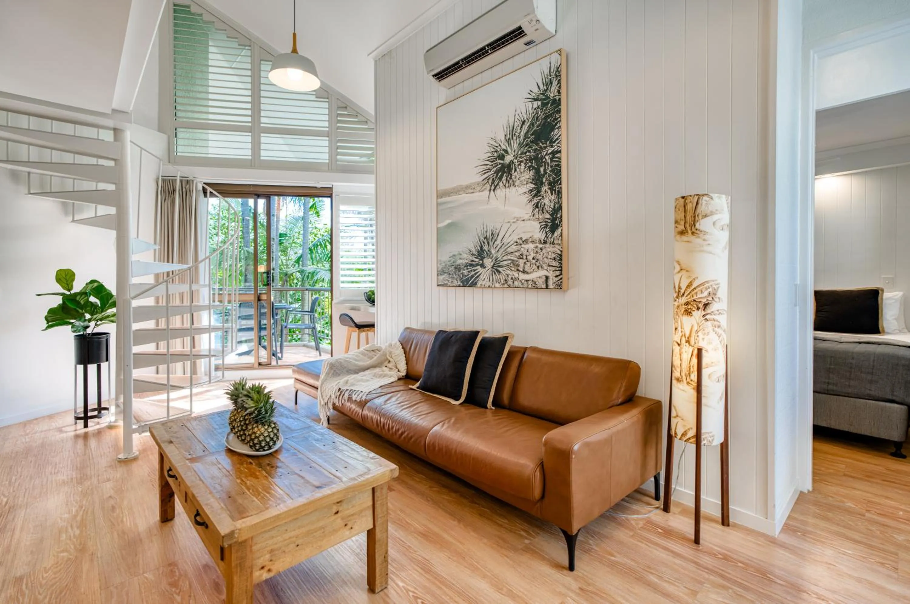 Living room in Ocean Breeze Resort