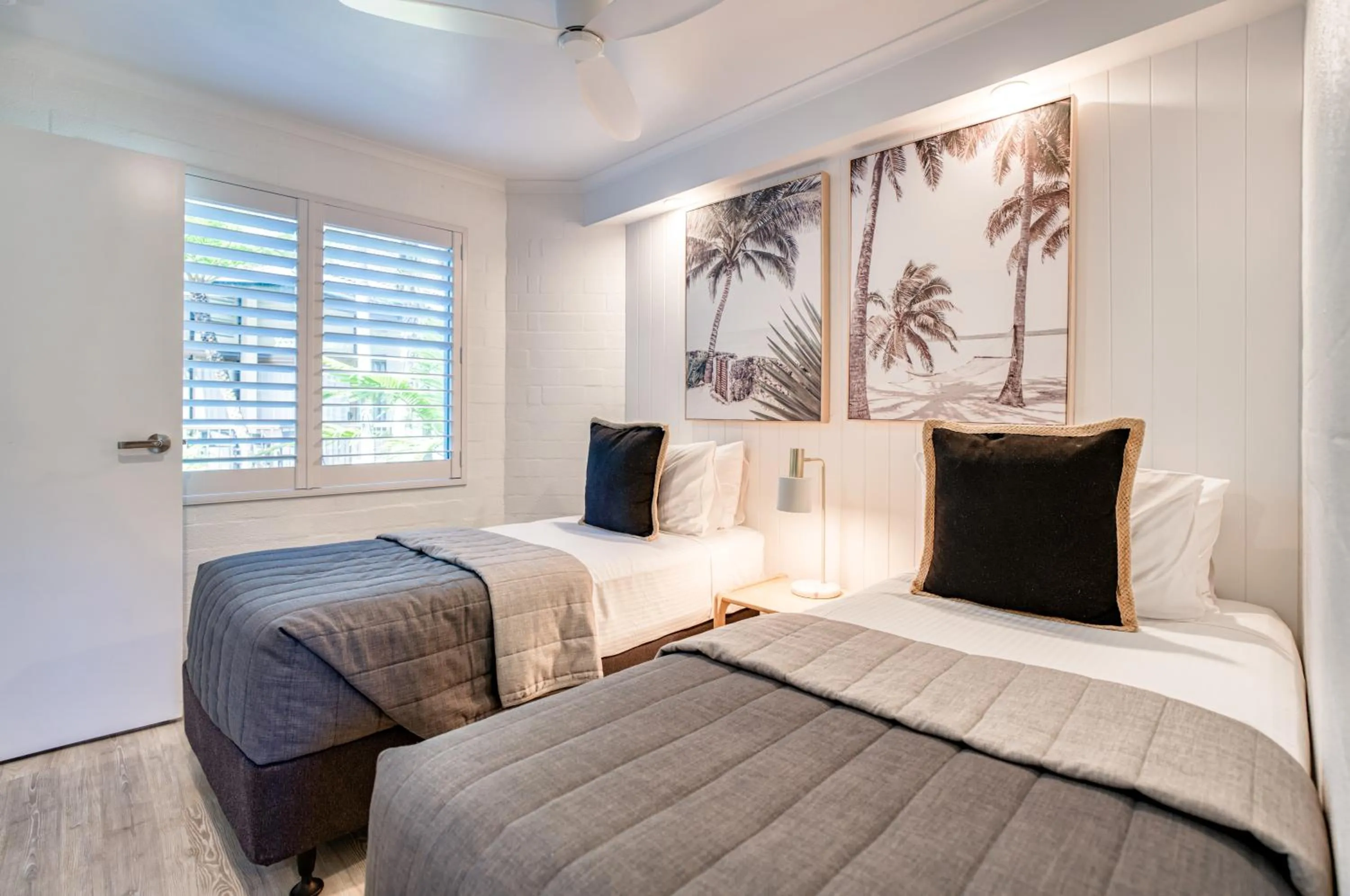 Bed in Ocean Breeze Resort