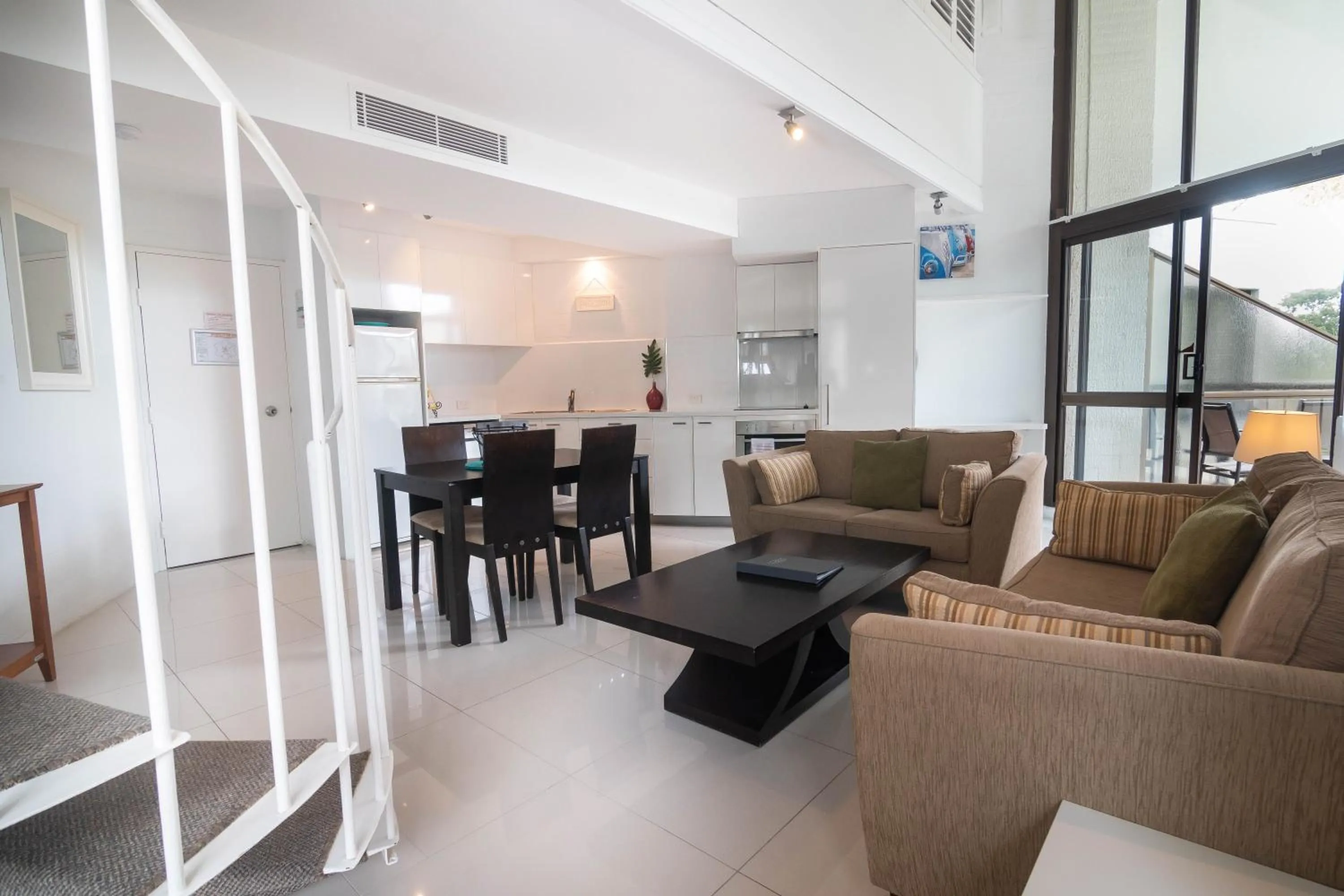 Living room in Ocean Breeze Resort