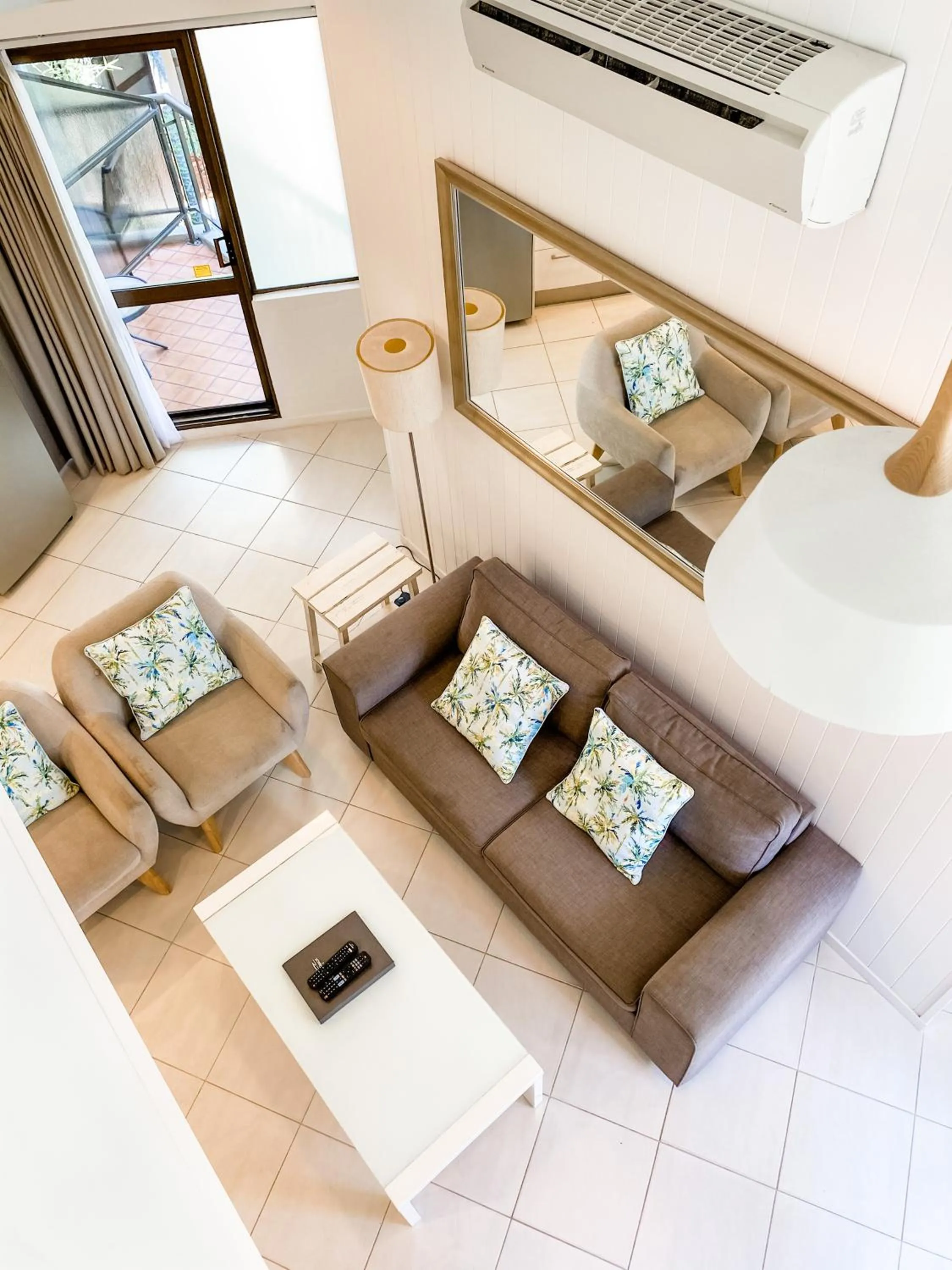 Living room in Ocean Breeze Resort