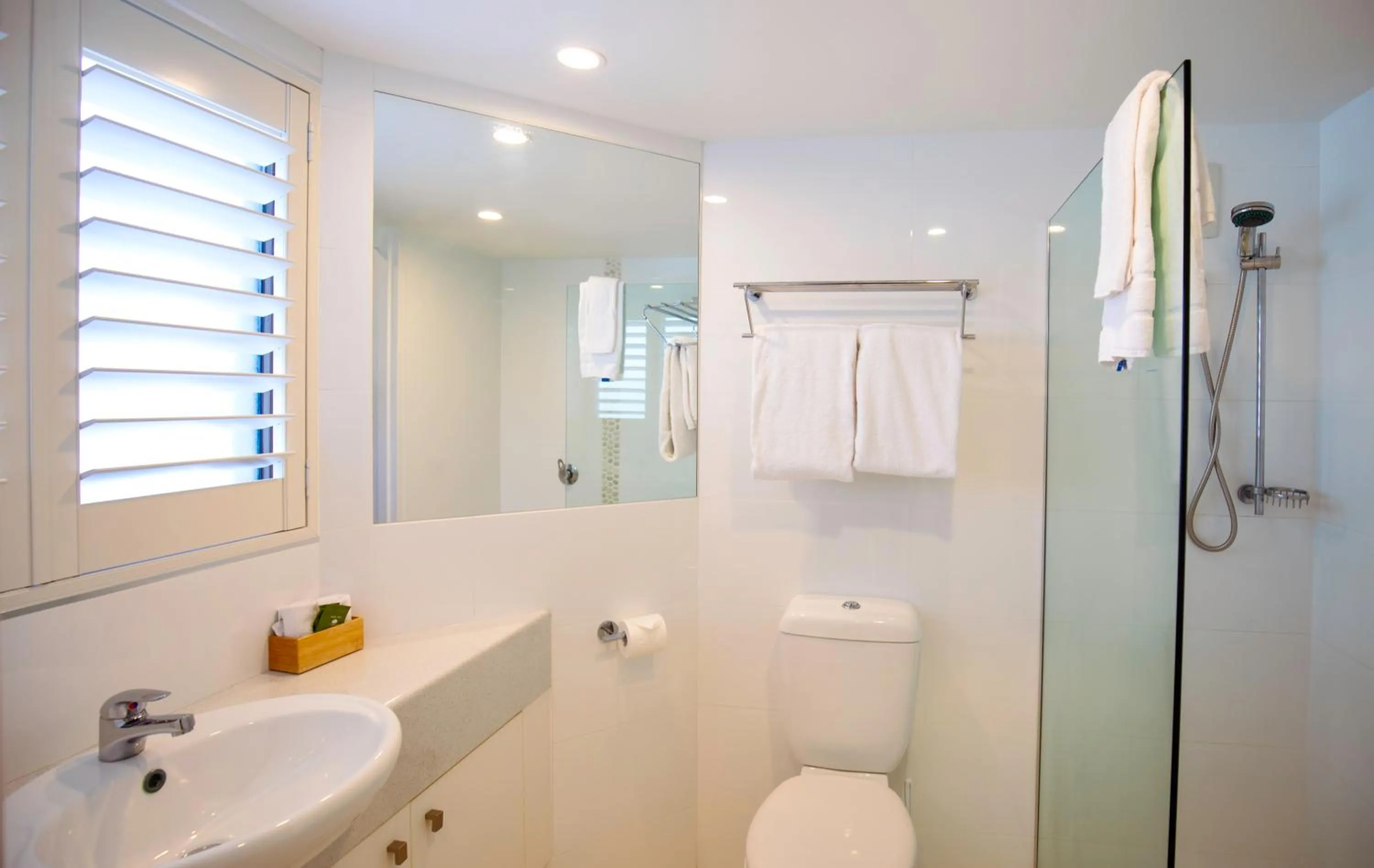 Shower in Ocean Breeze Resort