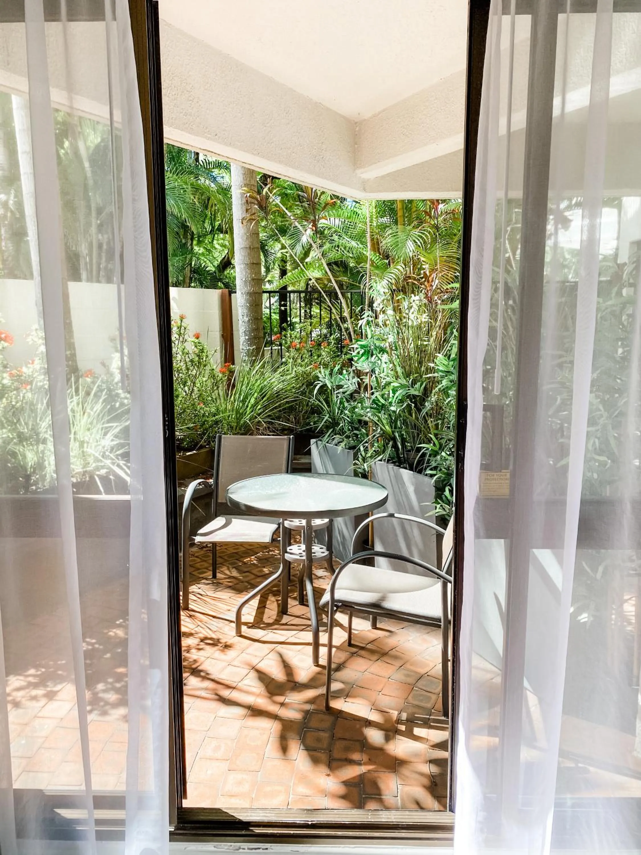 Patio in Ocean Breeze Resort