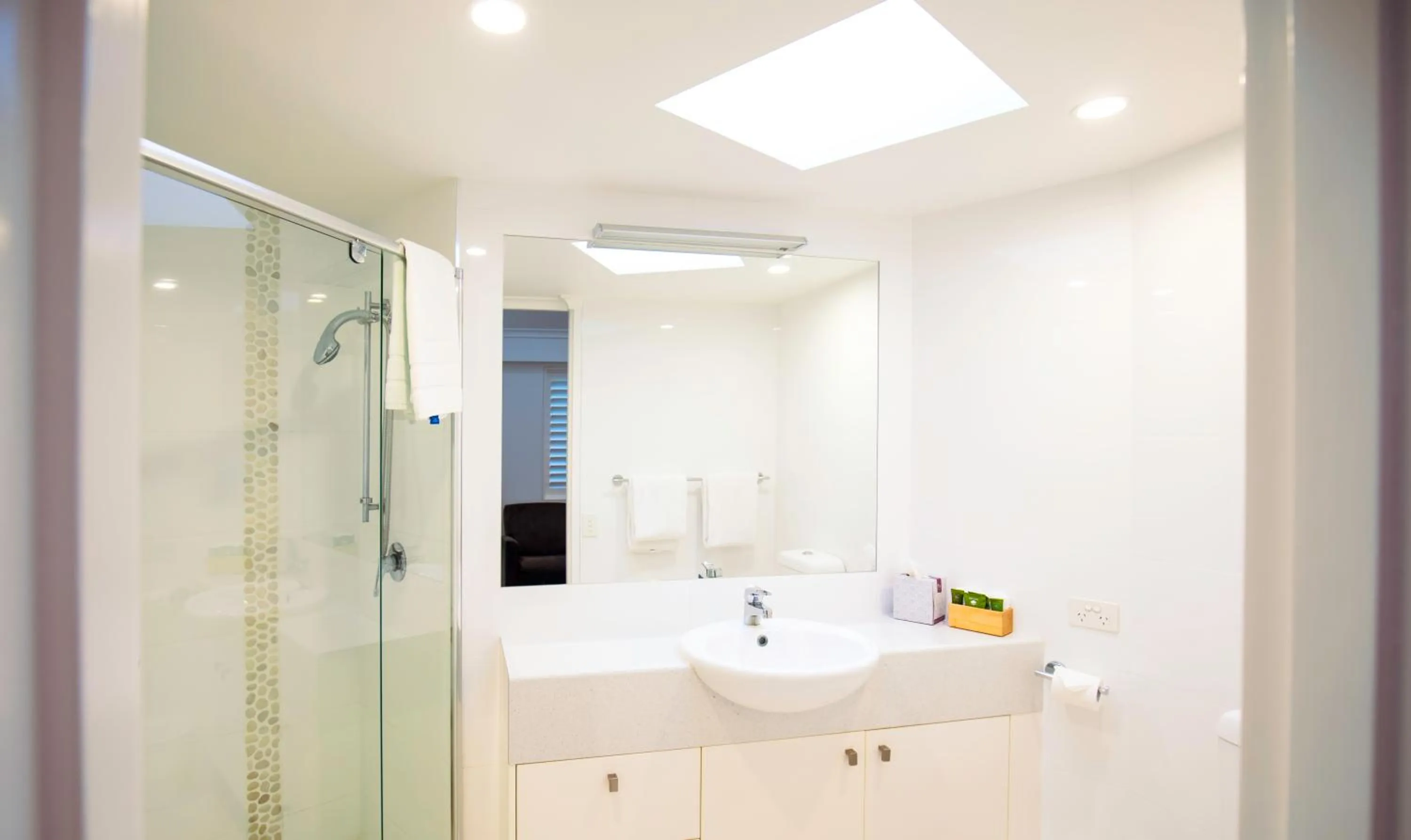 Shower in Ocean Breeze Resort