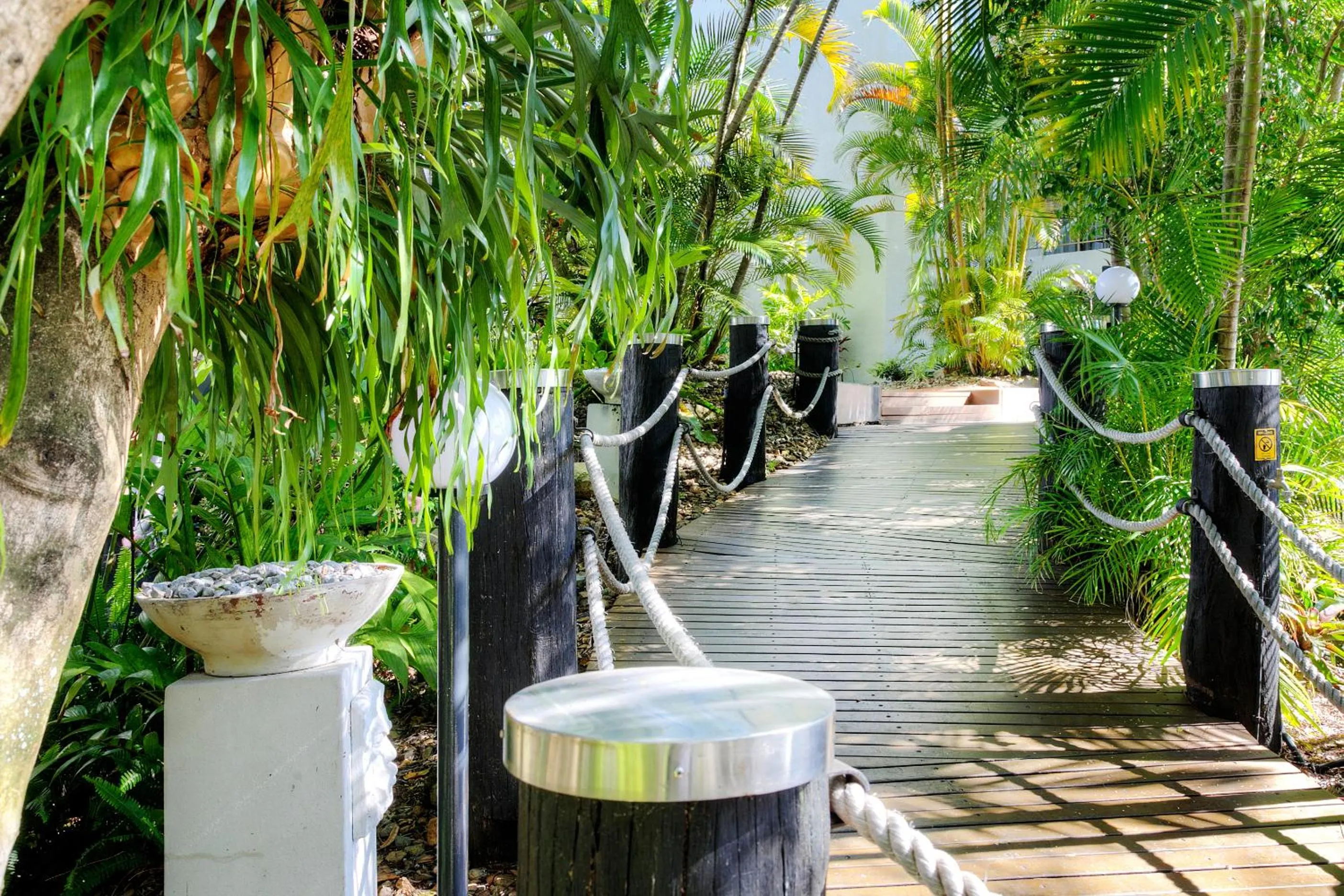 Garden in Ocean Breeze Resort
