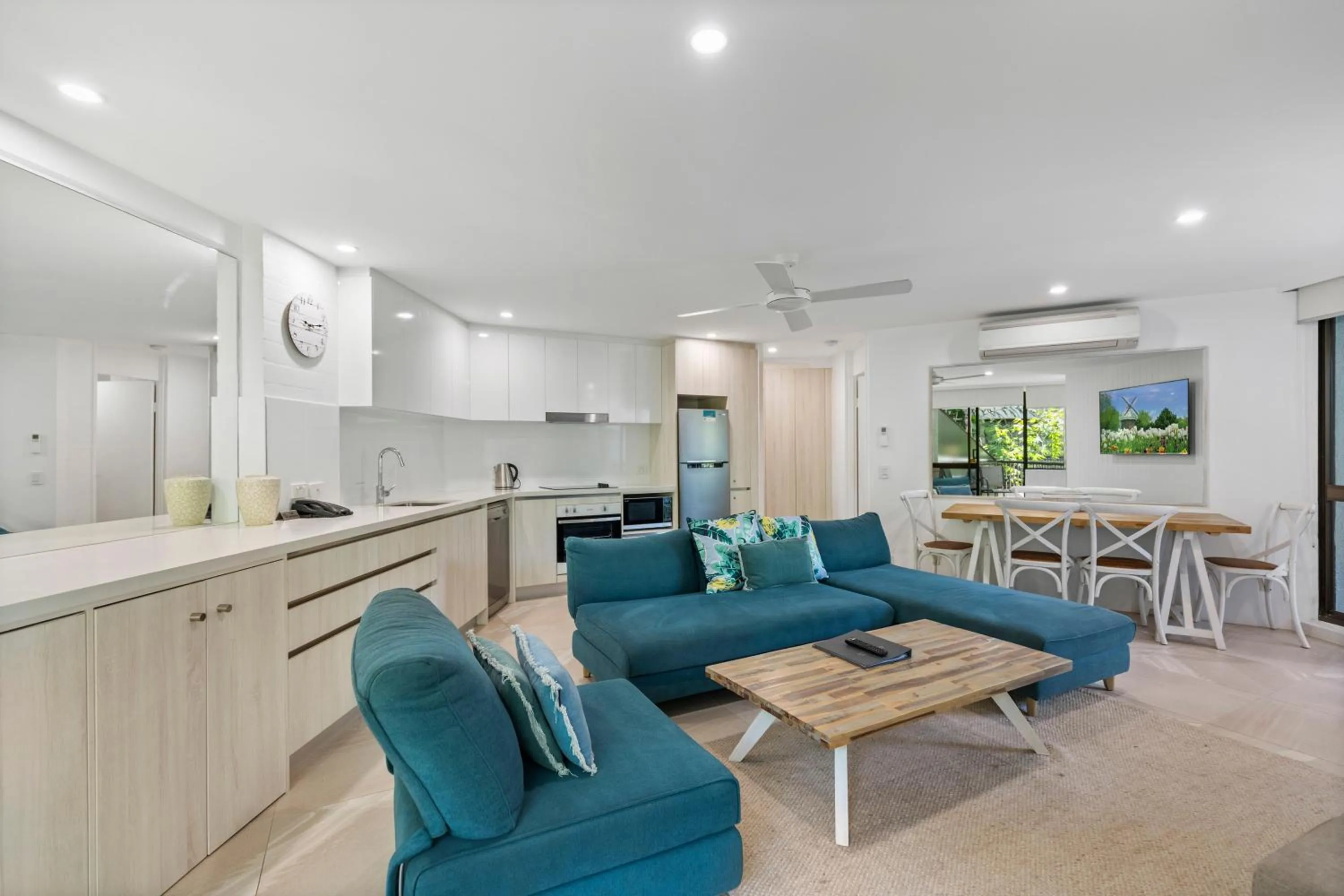 Living room in Ocean Breeze Resort