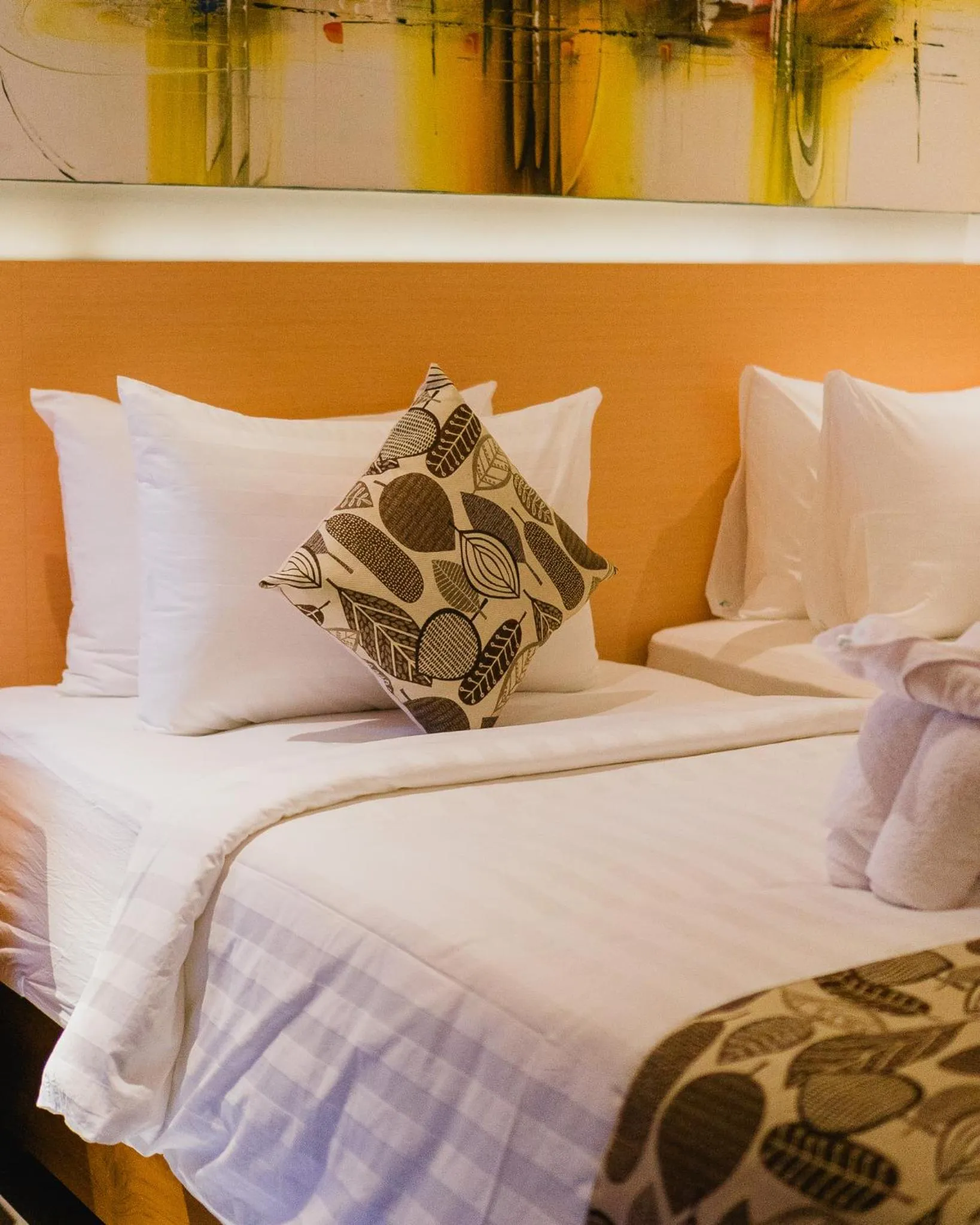 Bed in The Angkal Resort