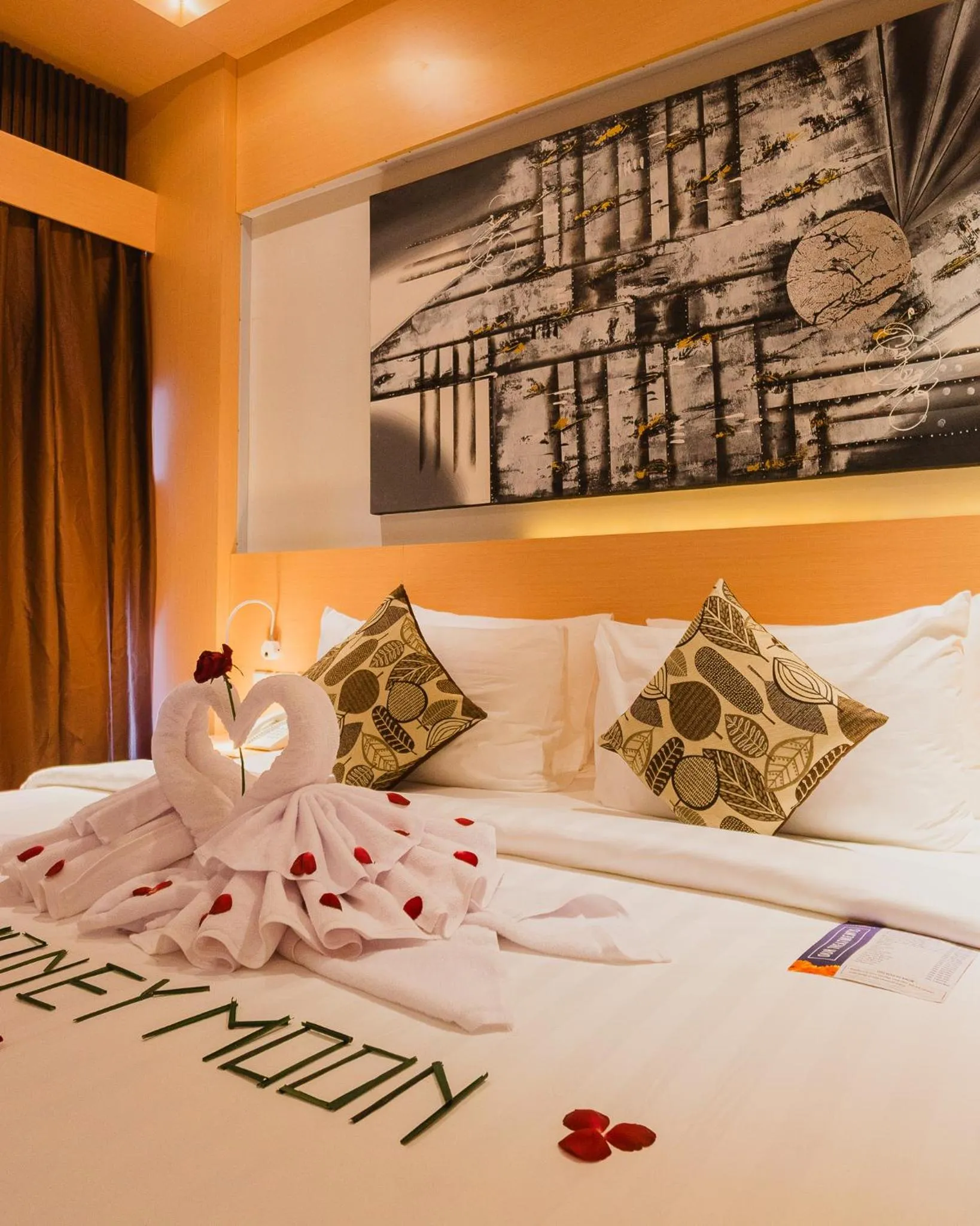 Bed in The Angkal Resort