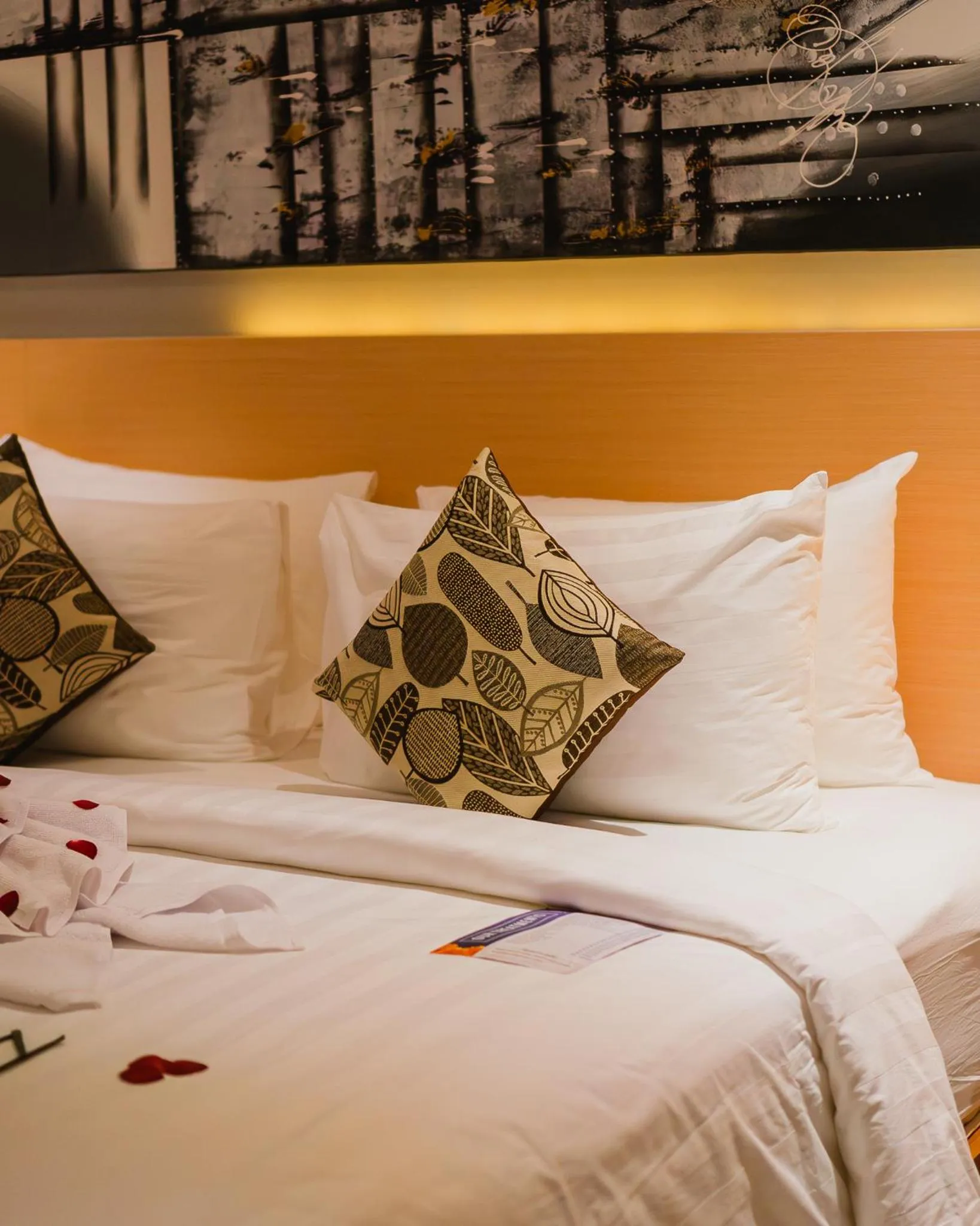 Bed in The Angkal Resort