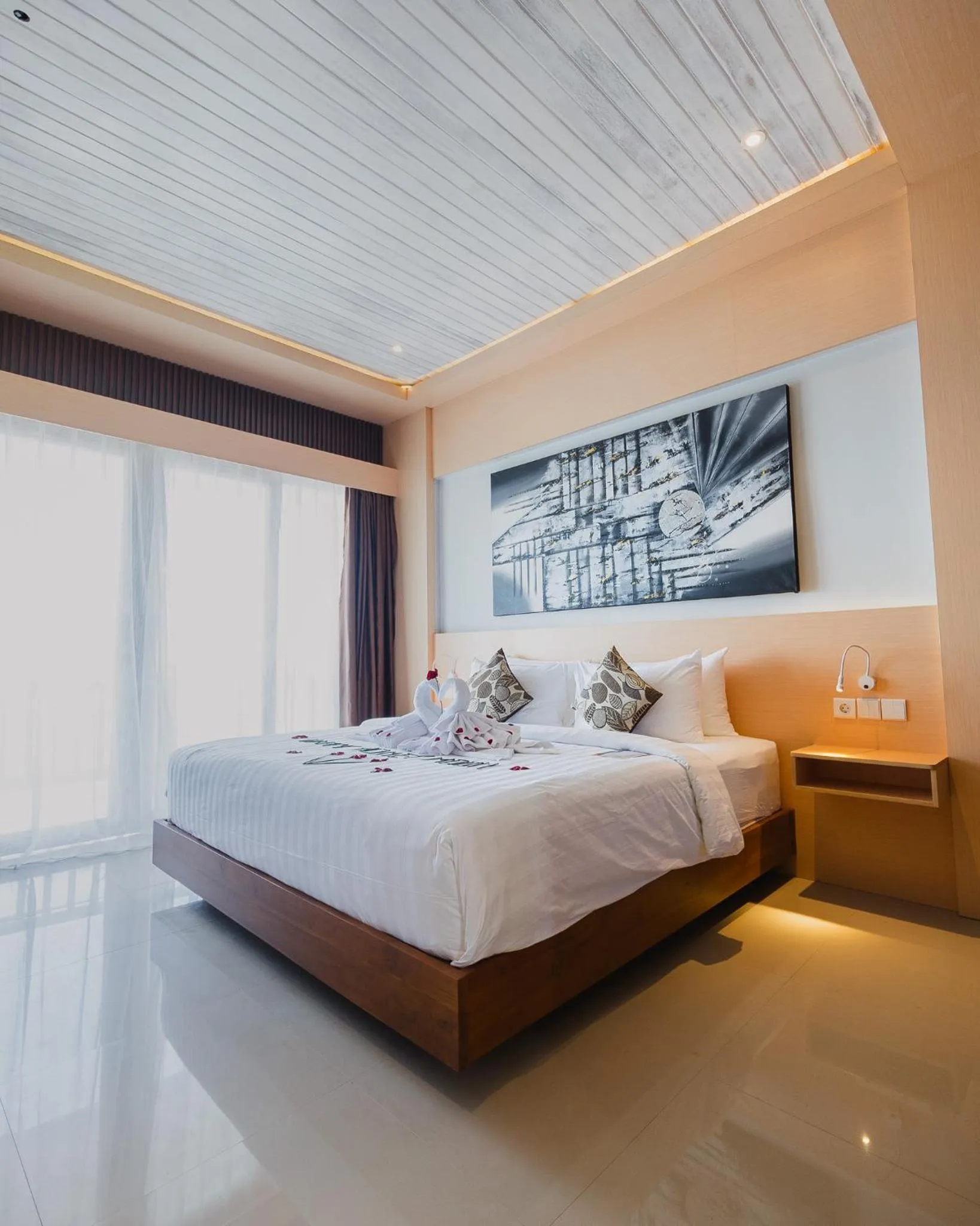 Bed in The Angkal Resort