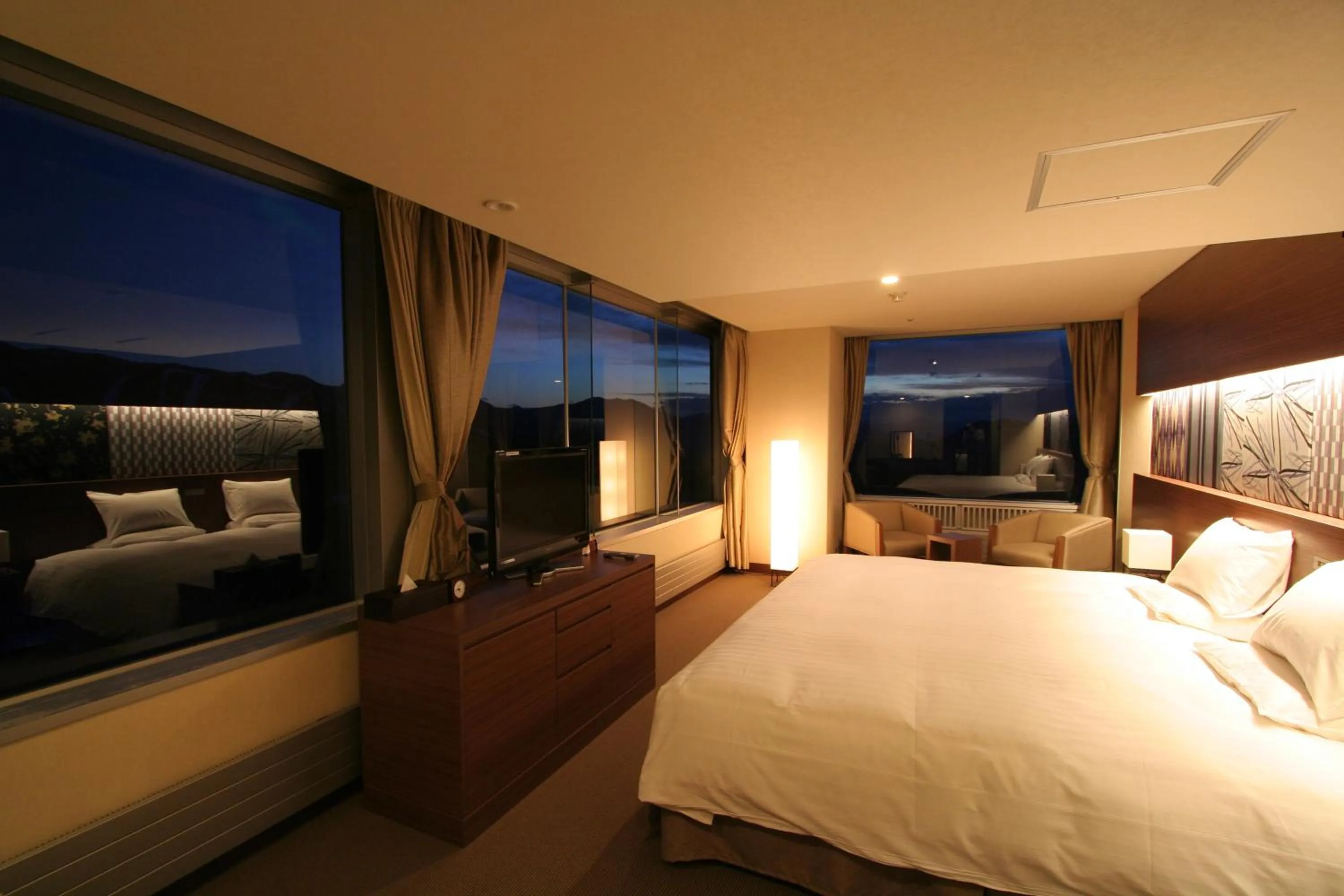 Bed in Minakami Kogen Hotel 200