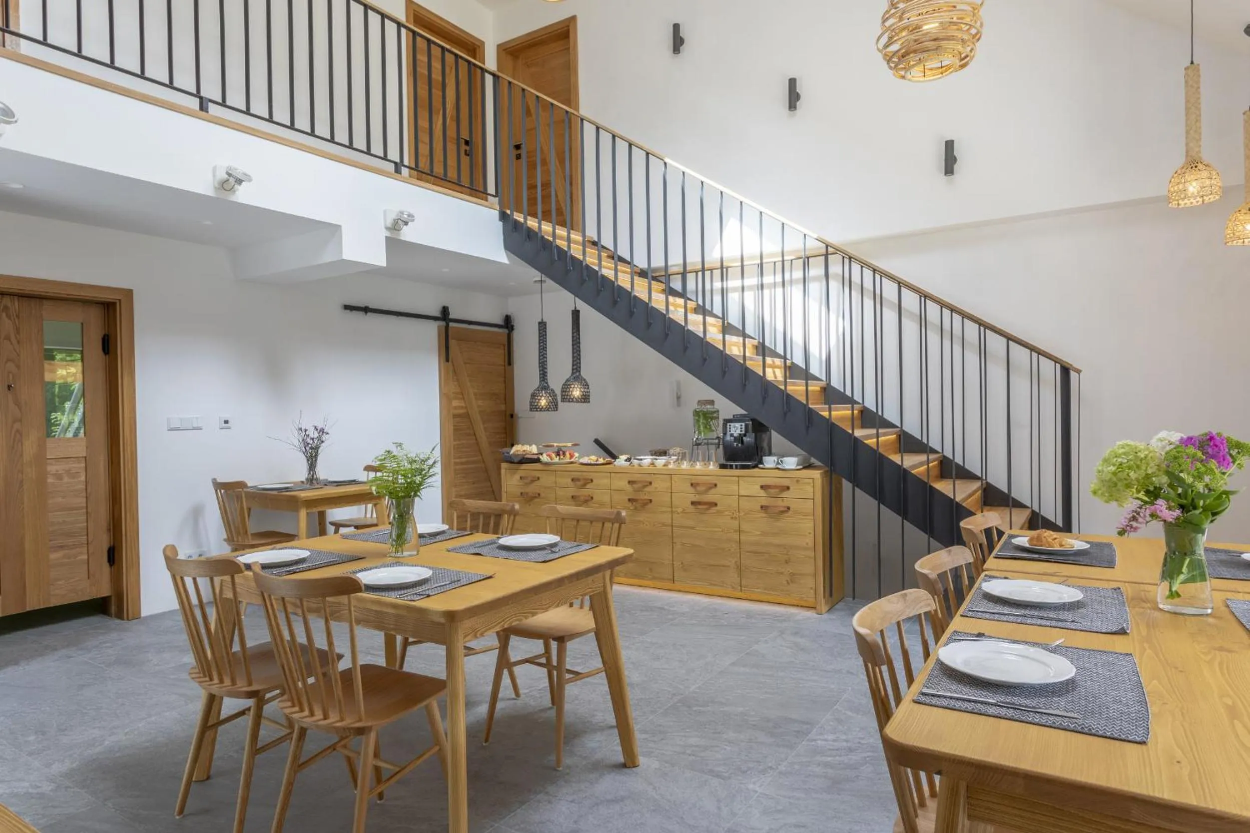 Dining area in Penzion Skaličí
