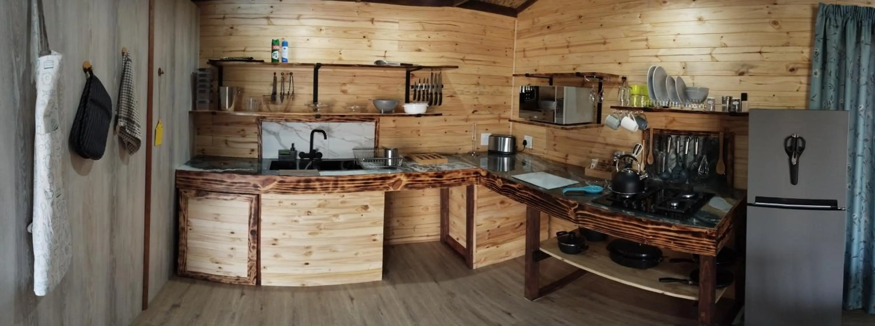 kitchen in Abendruhe Lodge