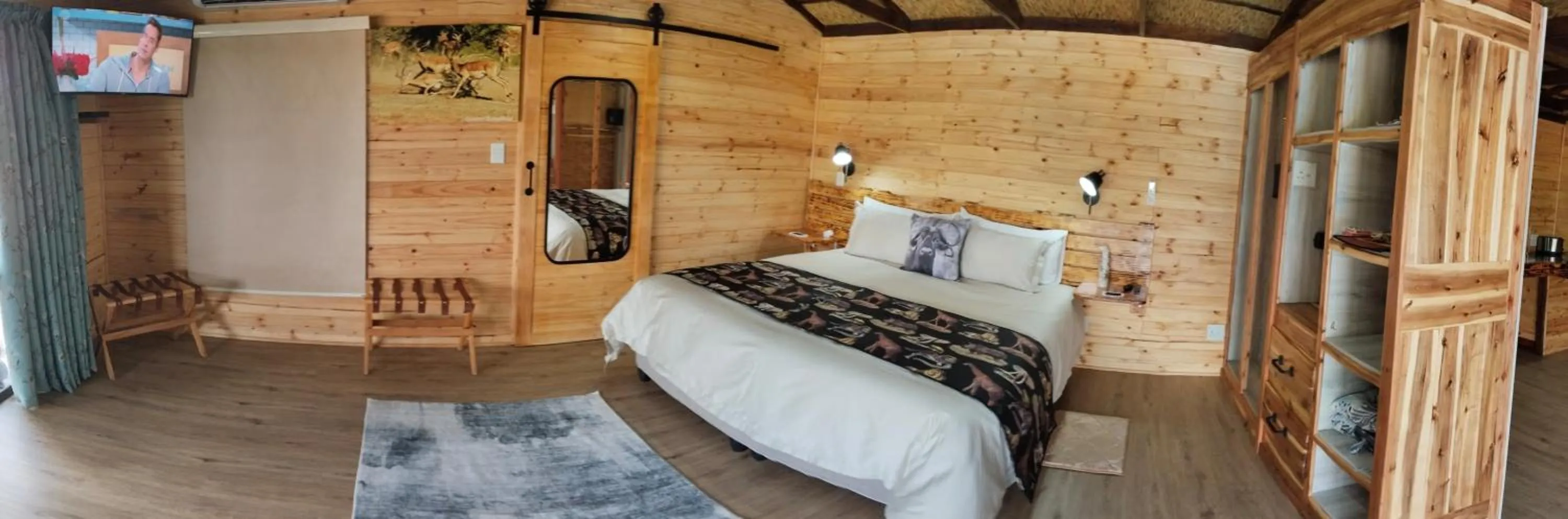 Bedroom, Bed in Abendruhe Lodge