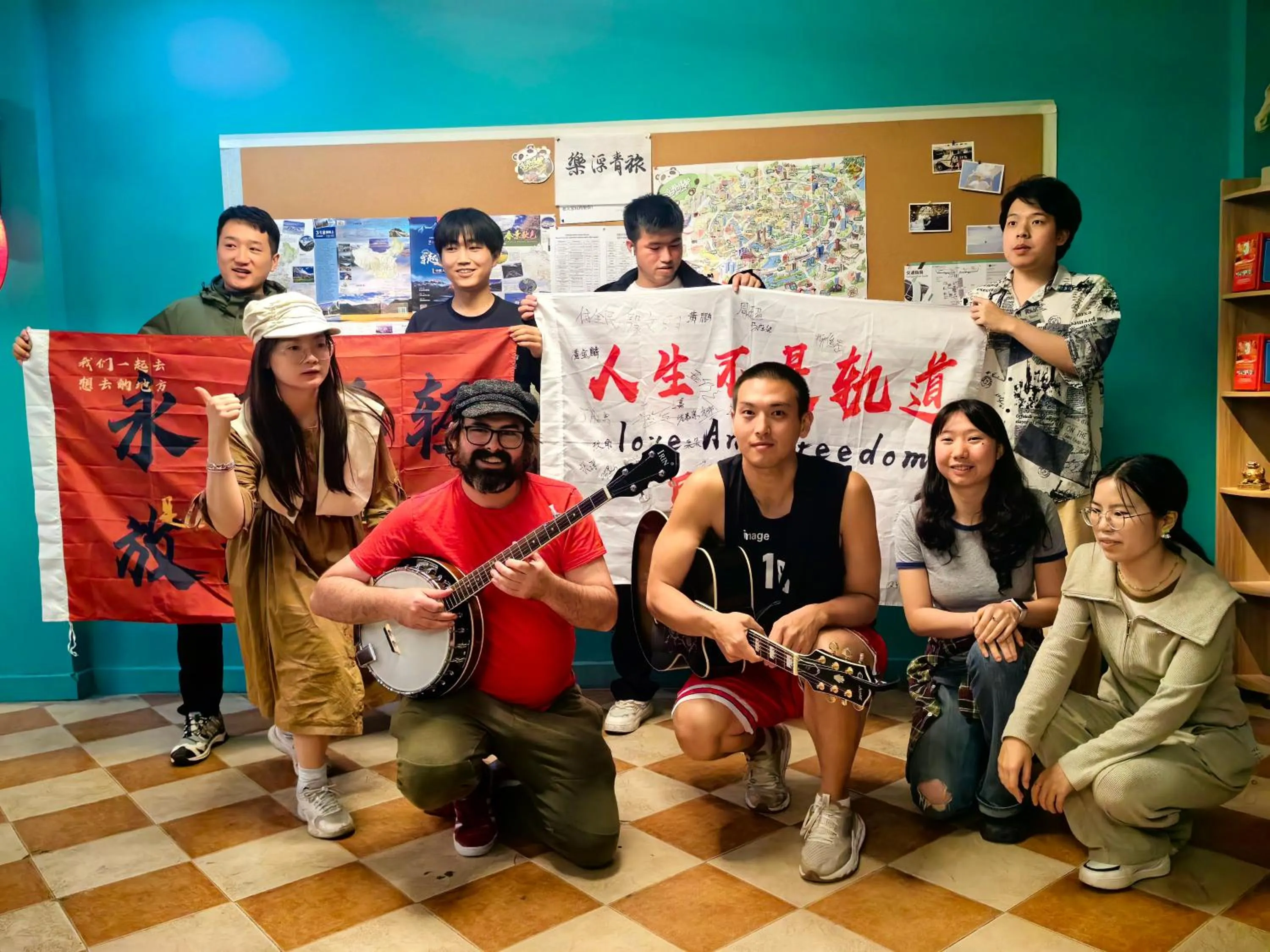 Living room in Nova Traveller's Lodge