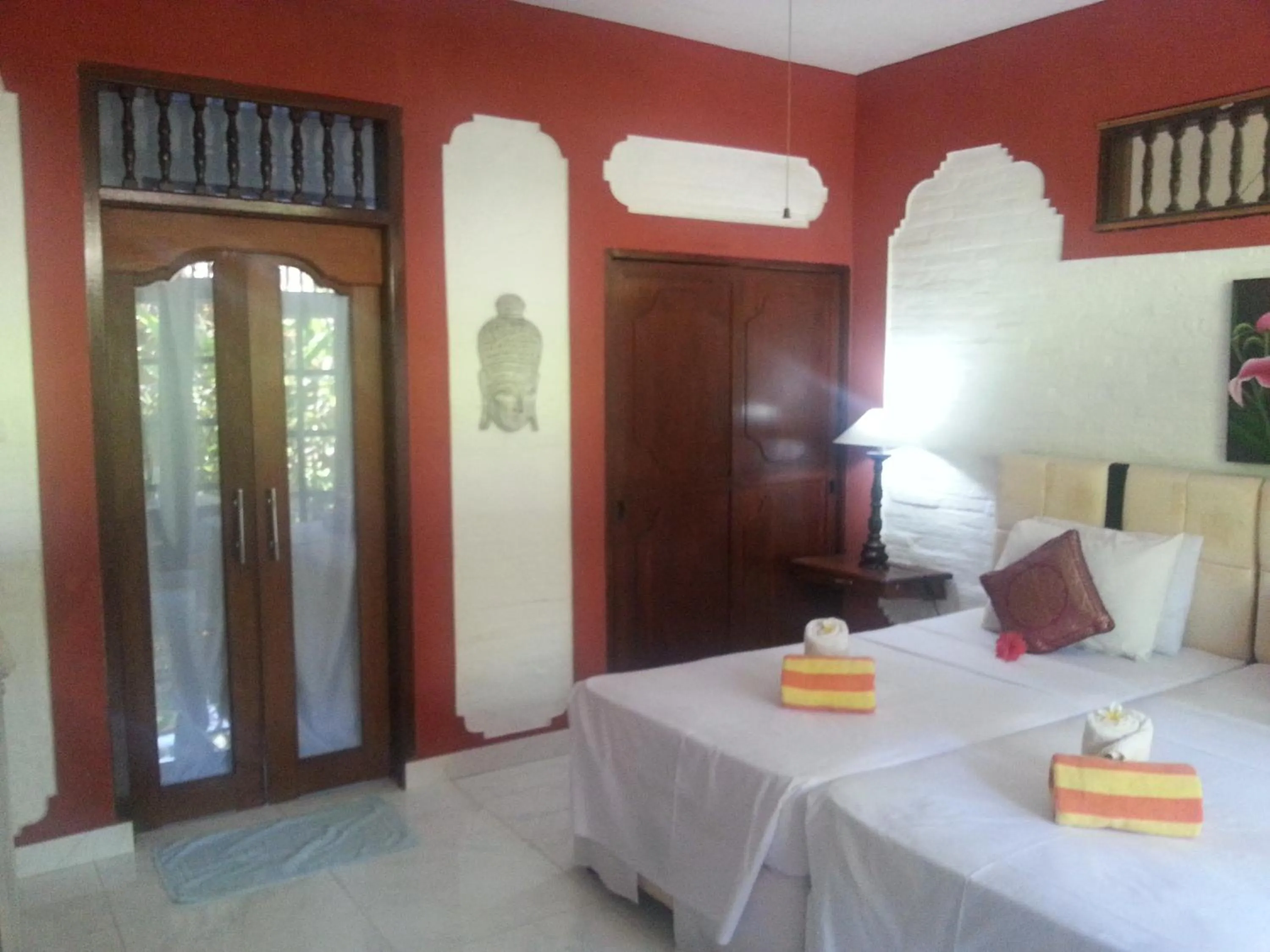 Bedroom in Puri Oka Beach Bungalows