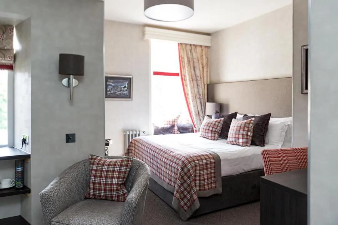 Bed in The Dowans Hotel of Speyside