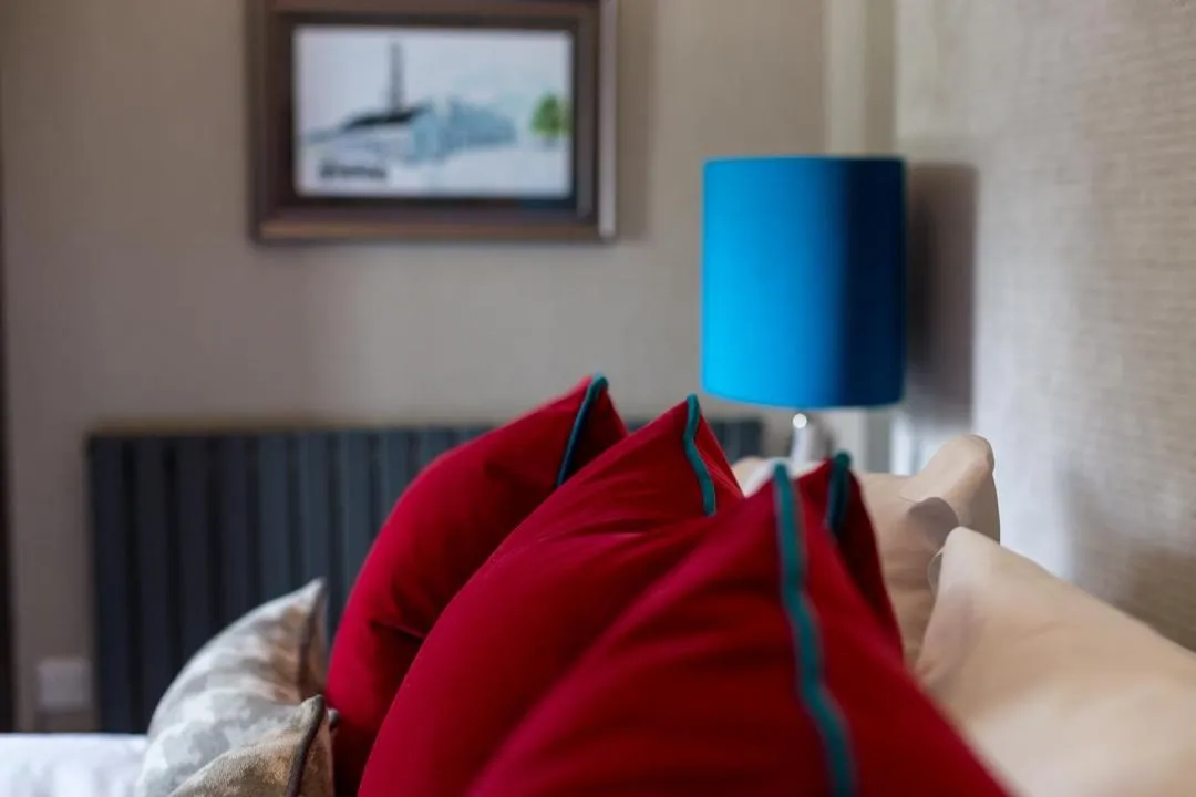 Bed in The Dowans Hotel of Speyside