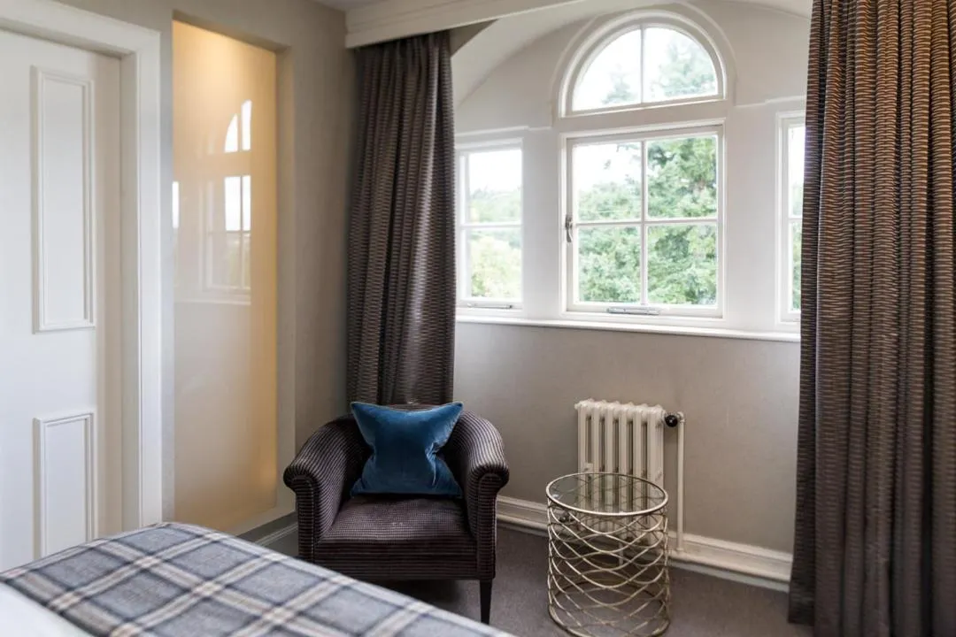 Bed in The Dowans Hotel of Speyside