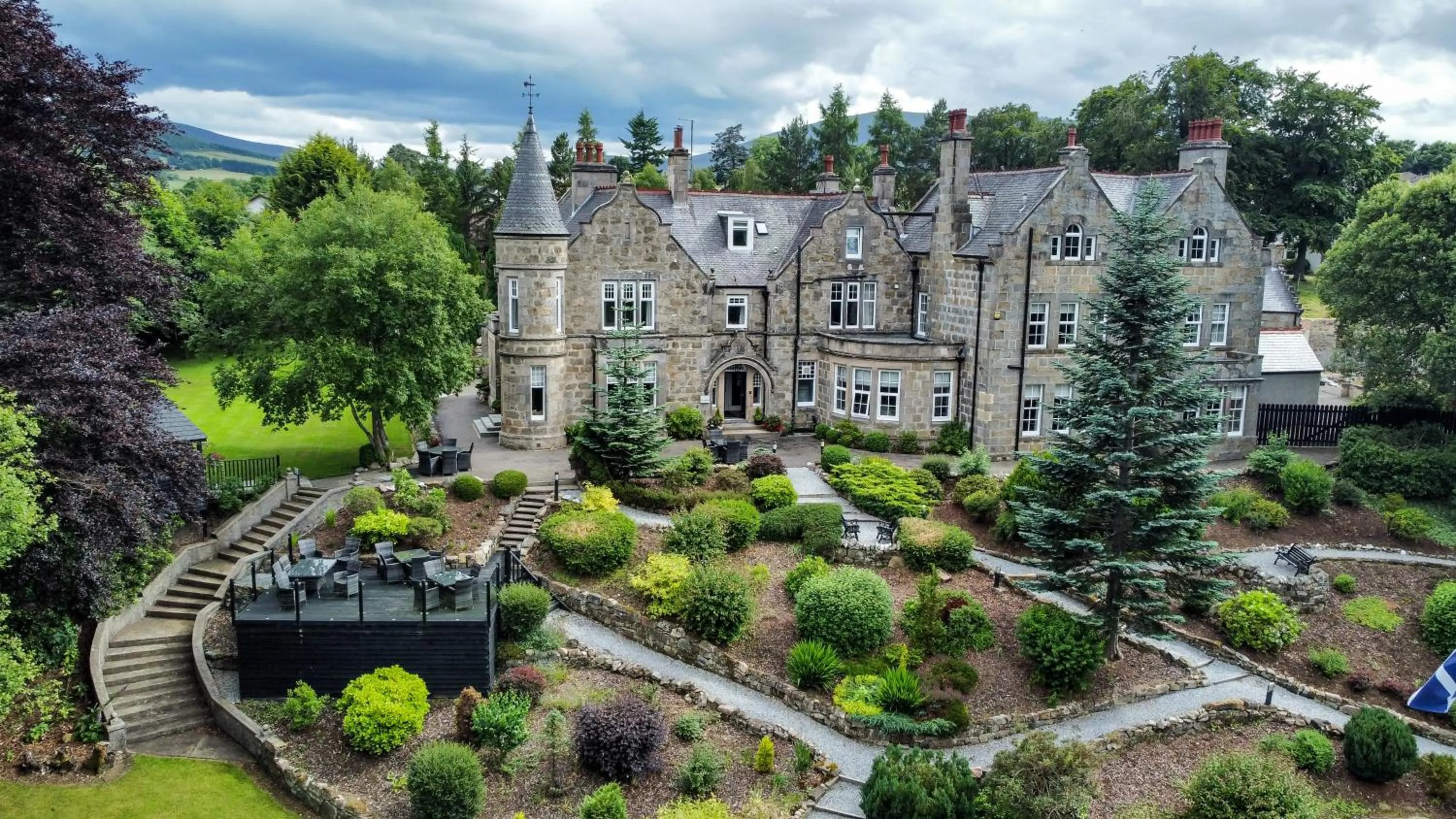 Property building in The Dowans Hotel of Speyside