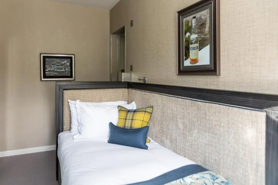 Bed in The Dowans Hotel of Speyside