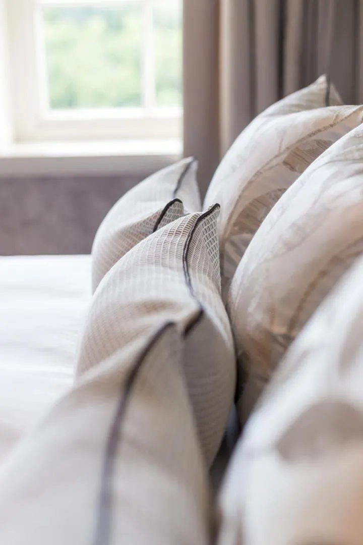 Bed in The Dowans Hotel of Speyside