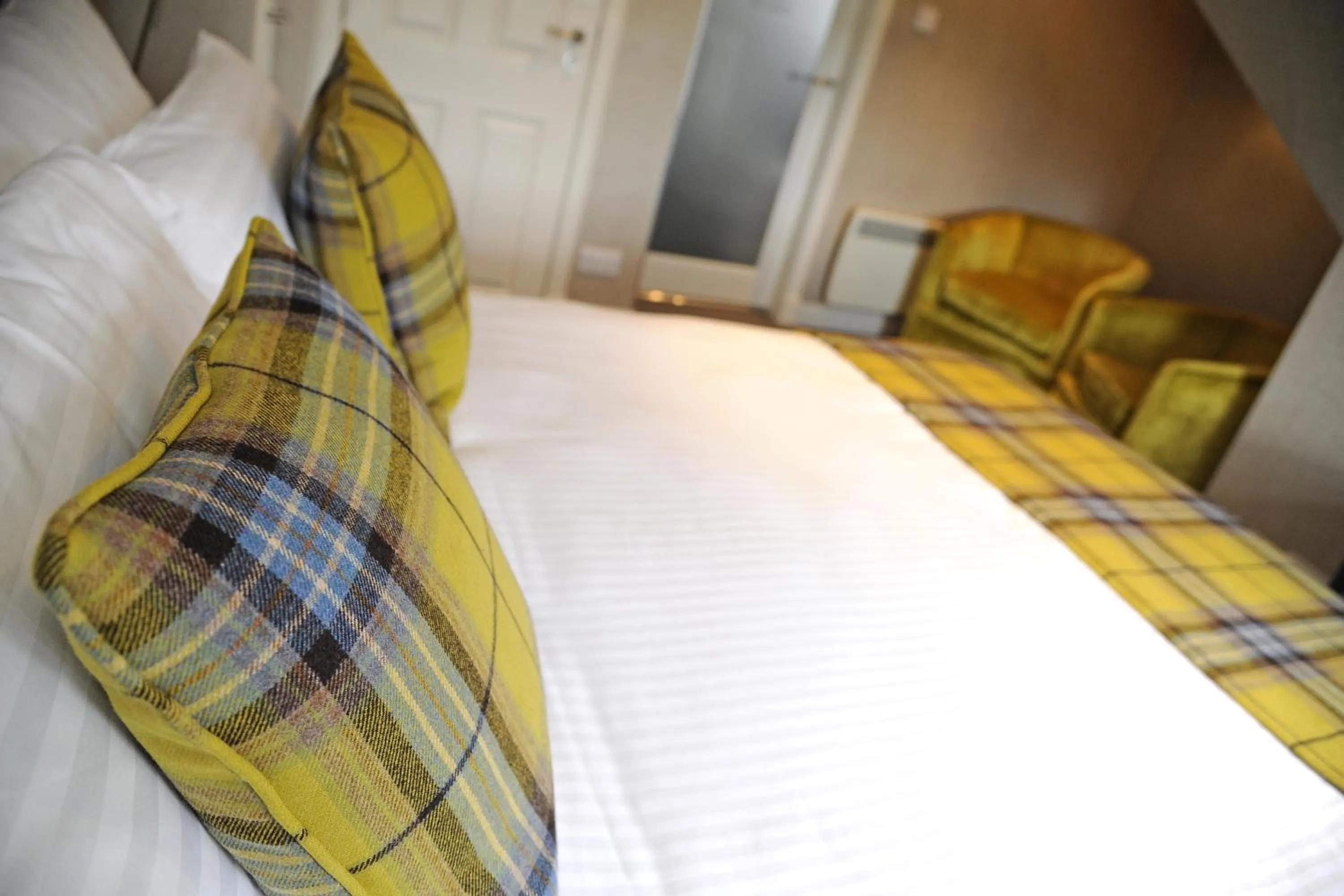 Bed in The Dowans Hotel of Speyside