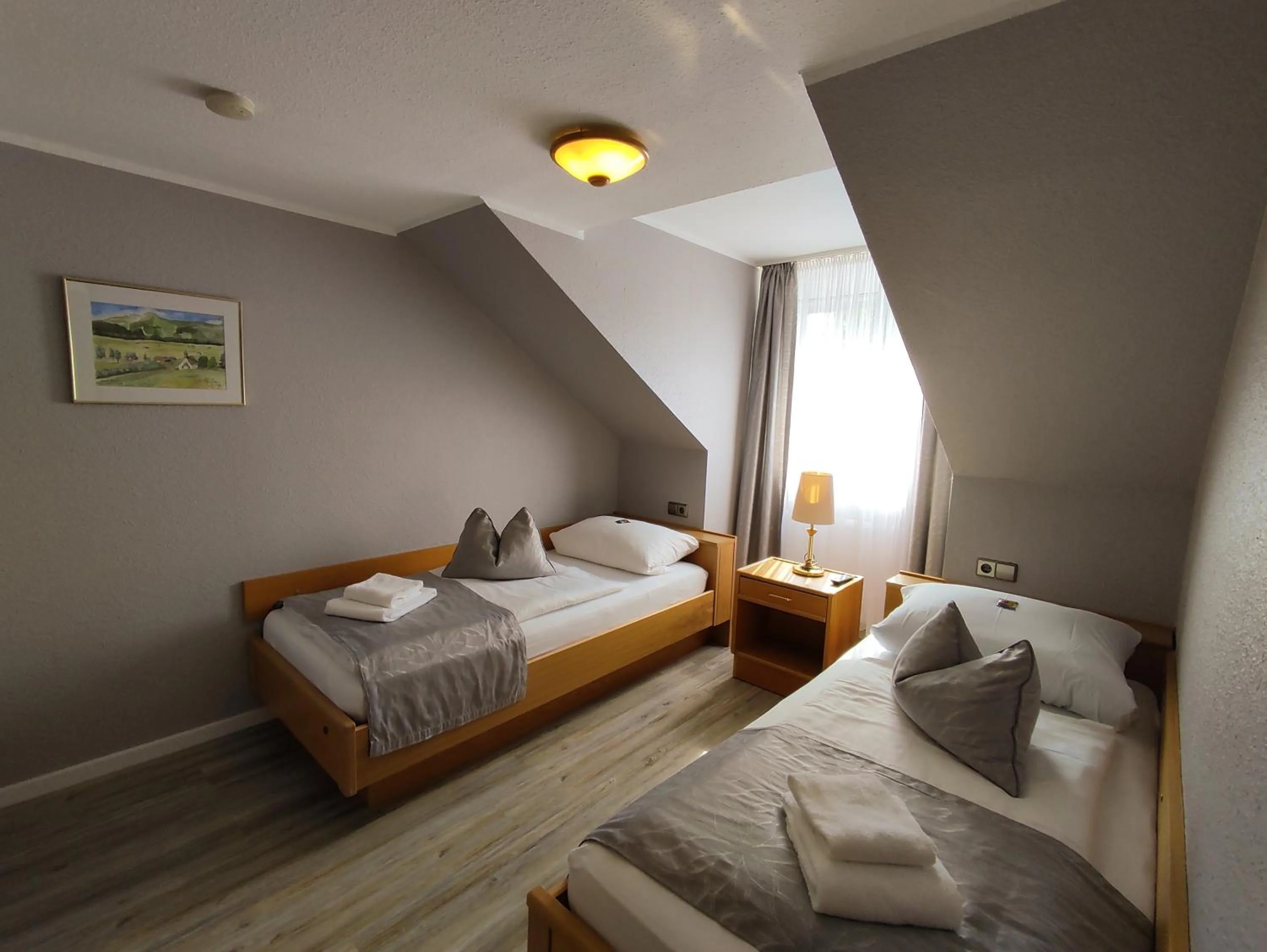 Bedroom, Bed in Hotel Zum Märchenwald