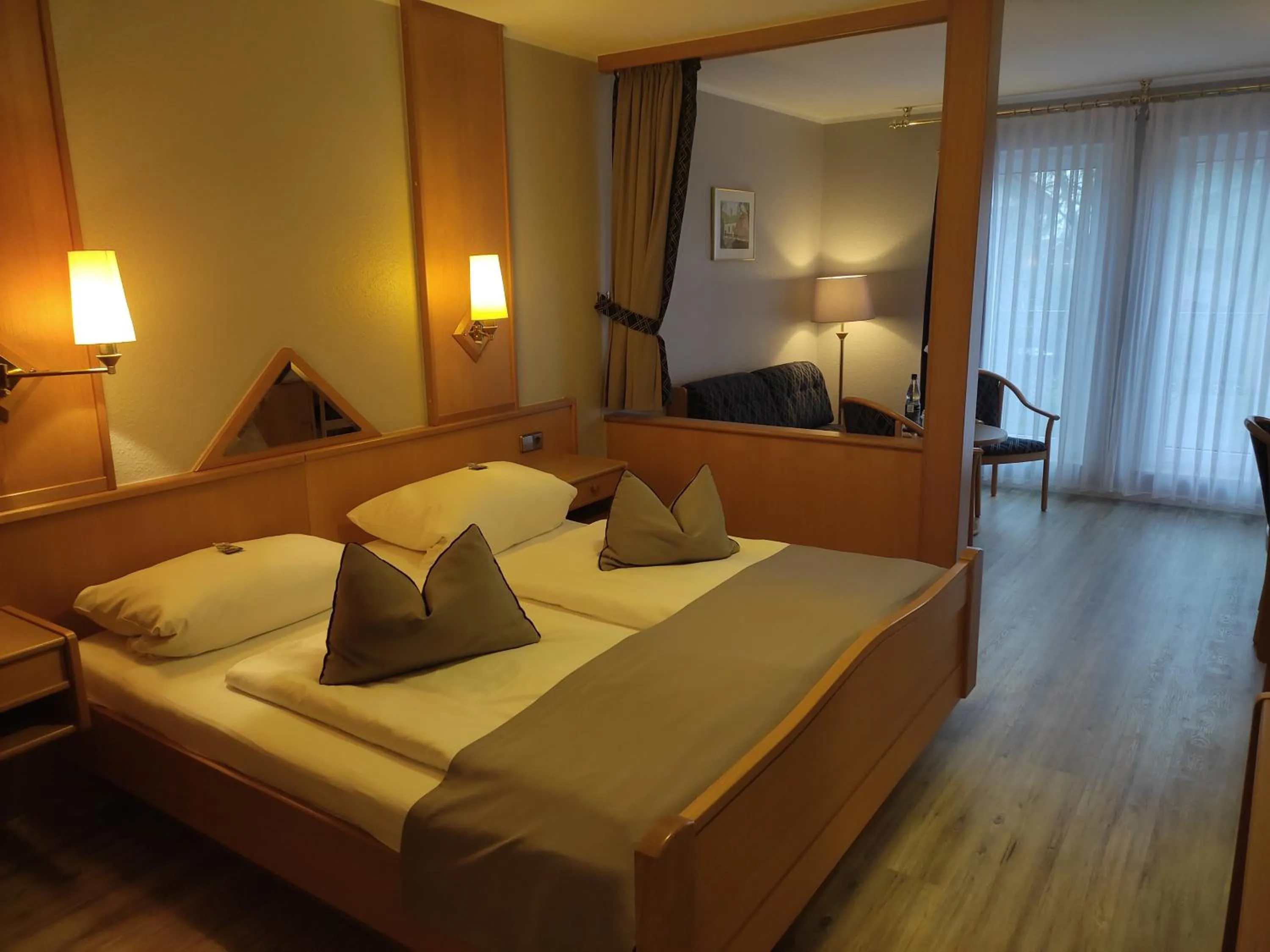 Bed in Hotel Zum Märchenwald