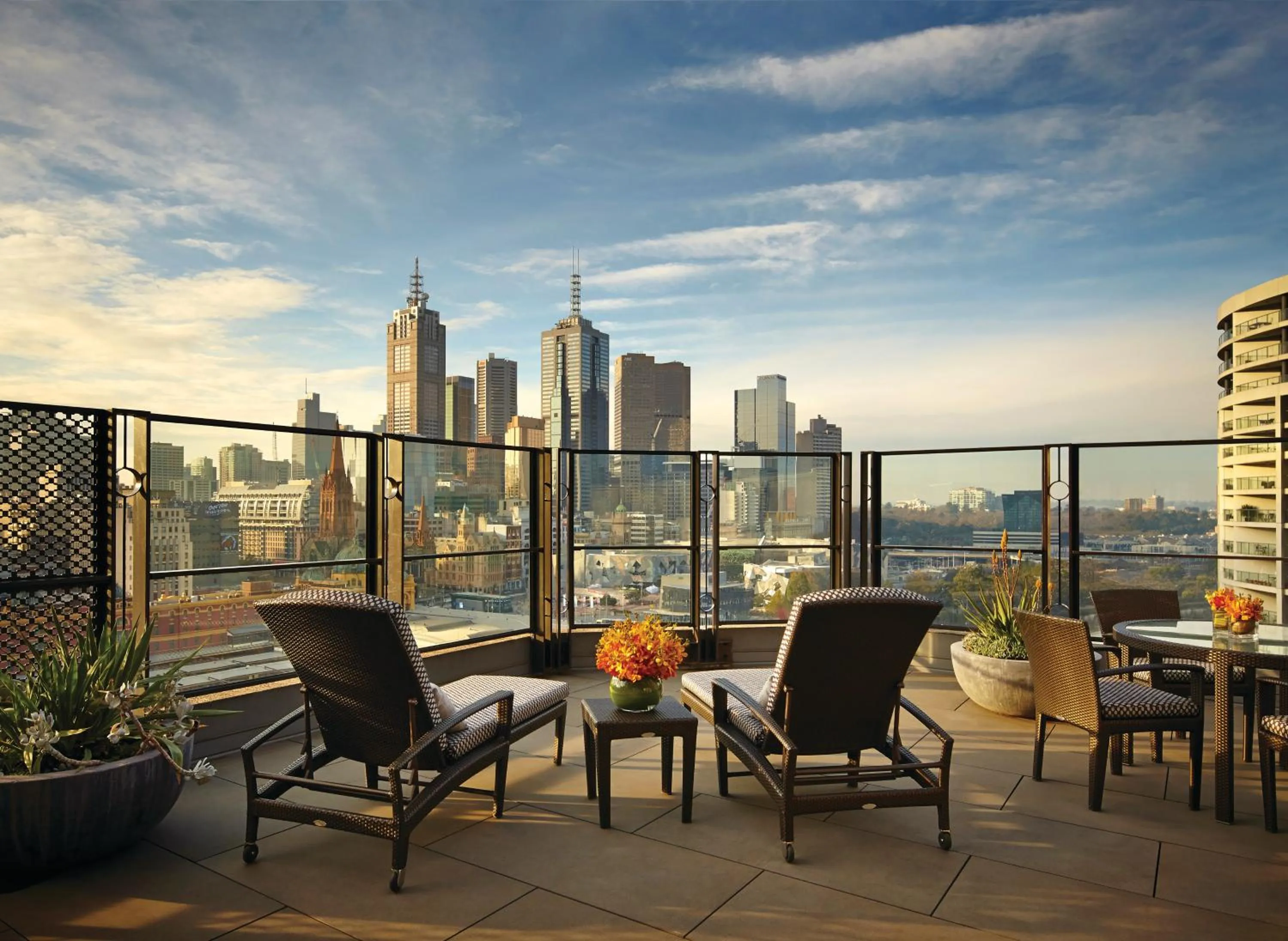 City view in The Langham Melbourne