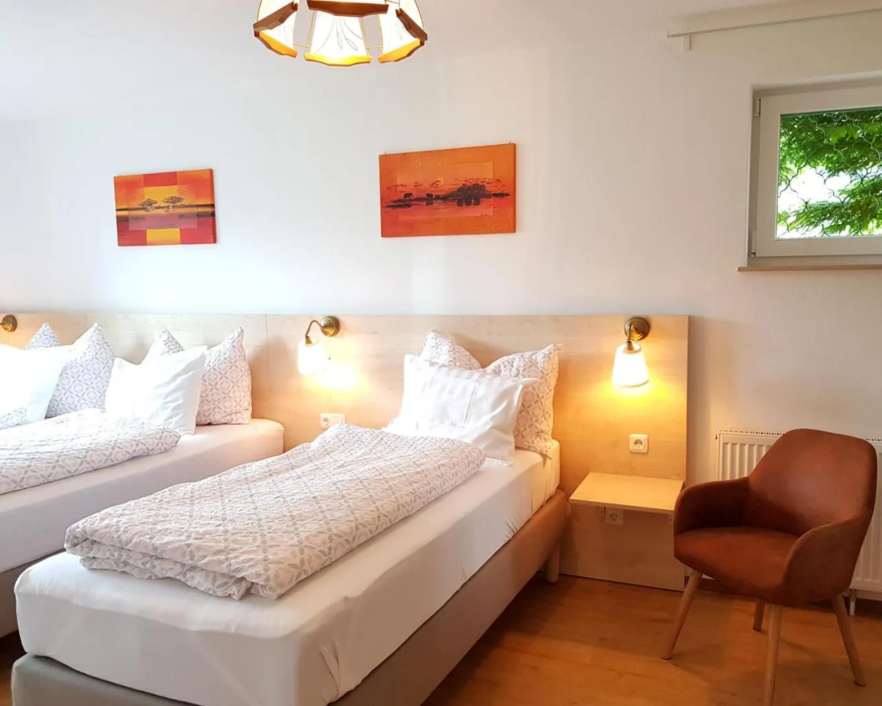 Bed in Aparthotel Pan Haus